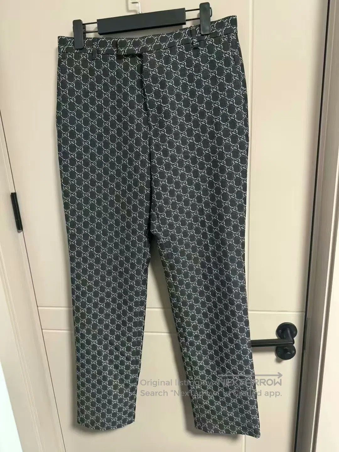 Gucci gucci logo print long pants for women. Size 30" / US 8 / IT 44 - 1 Thumbnail