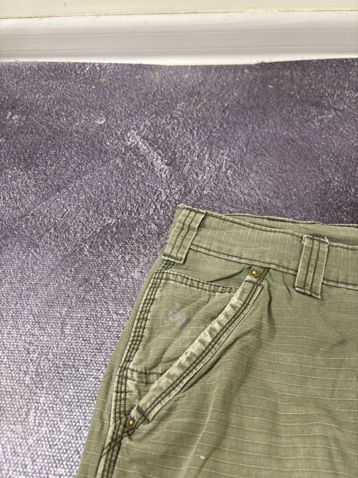 Carhartt Vintage Carhartt Aviation Olive Work Hype Cargo Pants Size US 34 / EU 50 - 14 Thumbnail