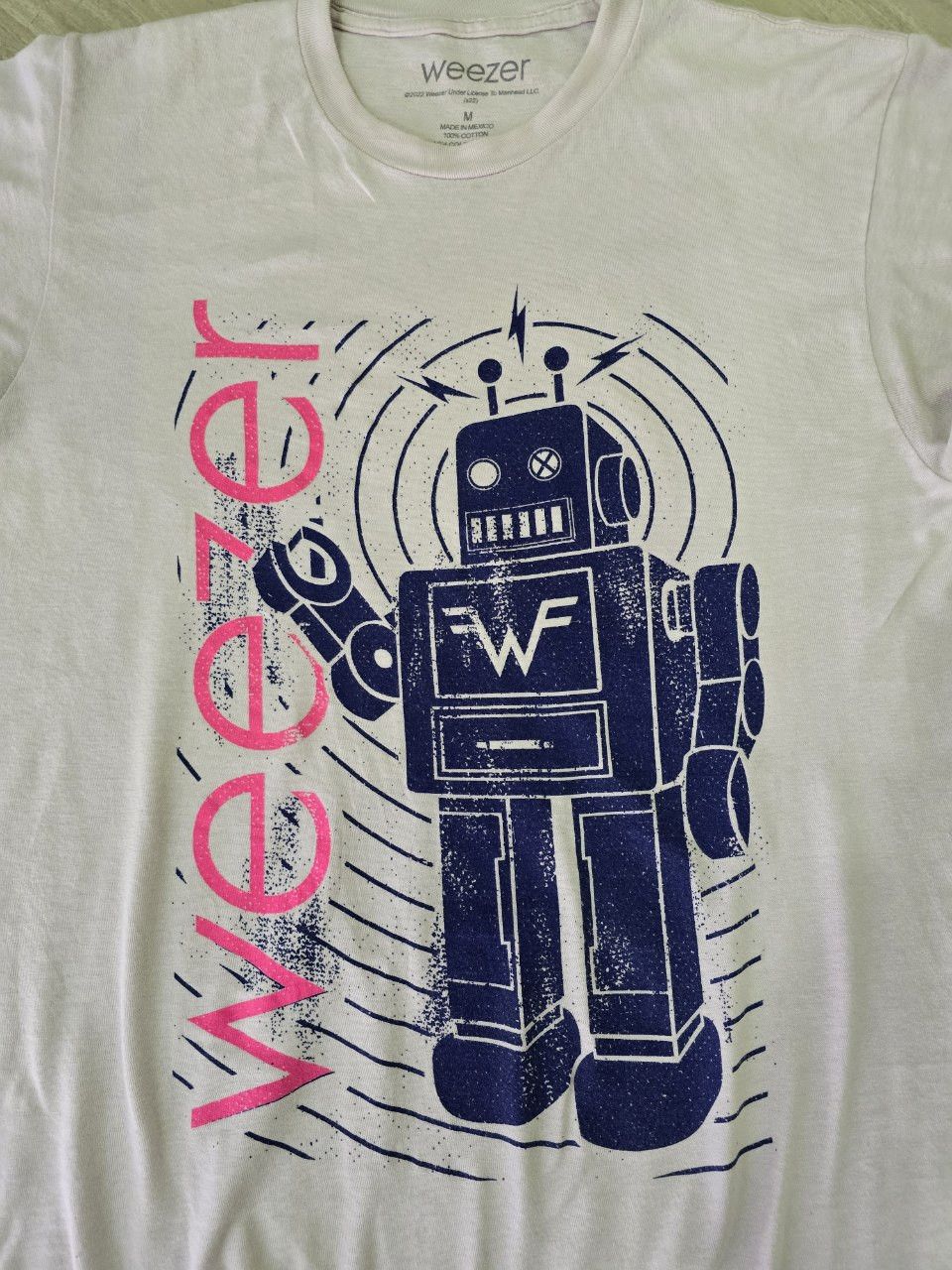 Band Tees Official Merchandise Weezer Robot Graphic Tee L Size US L / EU 52-54 / 3 - 1 Thumbnail