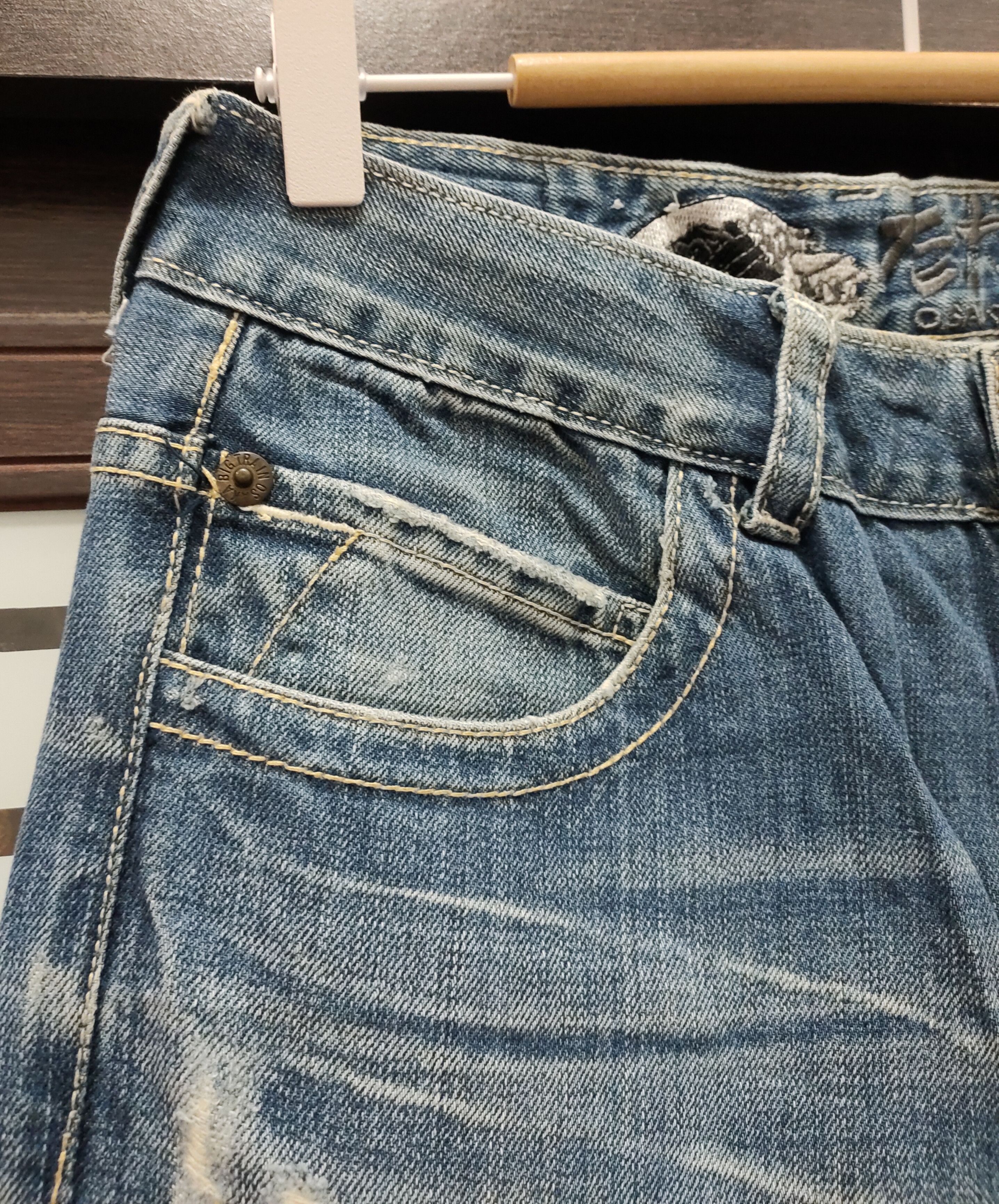Japanese Brand 💥Japanese Brand Distressed Osaka Big Train 💥 Size US 30 / EU 46 - 3 Thumbnail