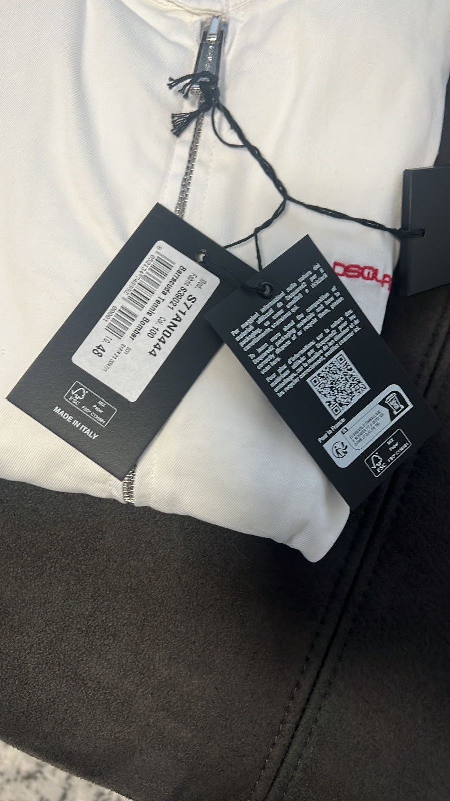 Dsquared2 *NEW* DSQUARED2 TENNIS BOMBERJACK Size US M / EU 48-50 / 2 - 6 Thumbnail
