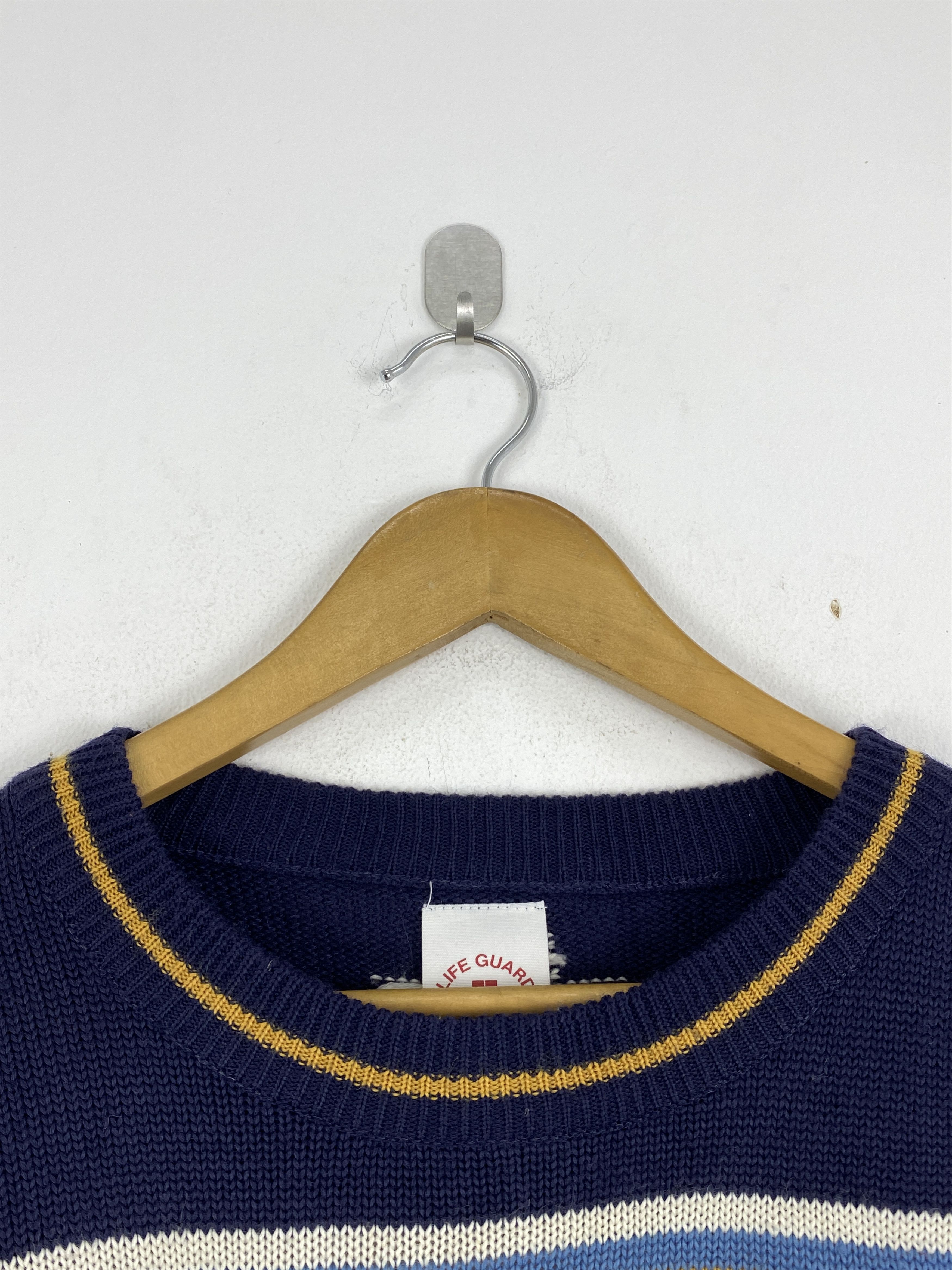 Japanese Brand × Vintage Vintage Lifeguard Long Sleeves Knitwear Size US M / EU 48-50 / 2 - 12 Thumbnail