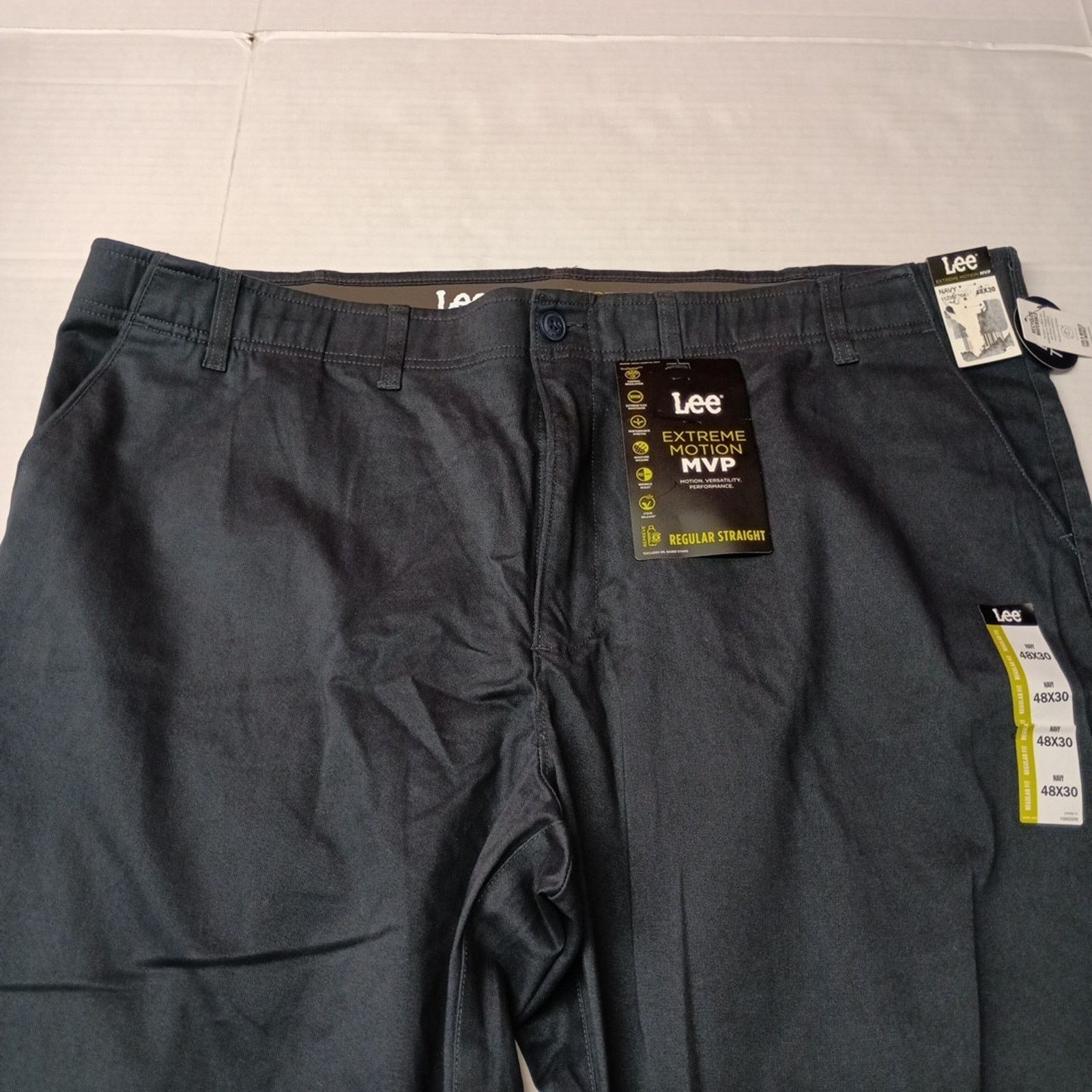 Lee Lee Extreme Motion MVP Pants Men's 48x30 Navy Blue Regular Size US 44 / EU 60 - 4 Thumbnail