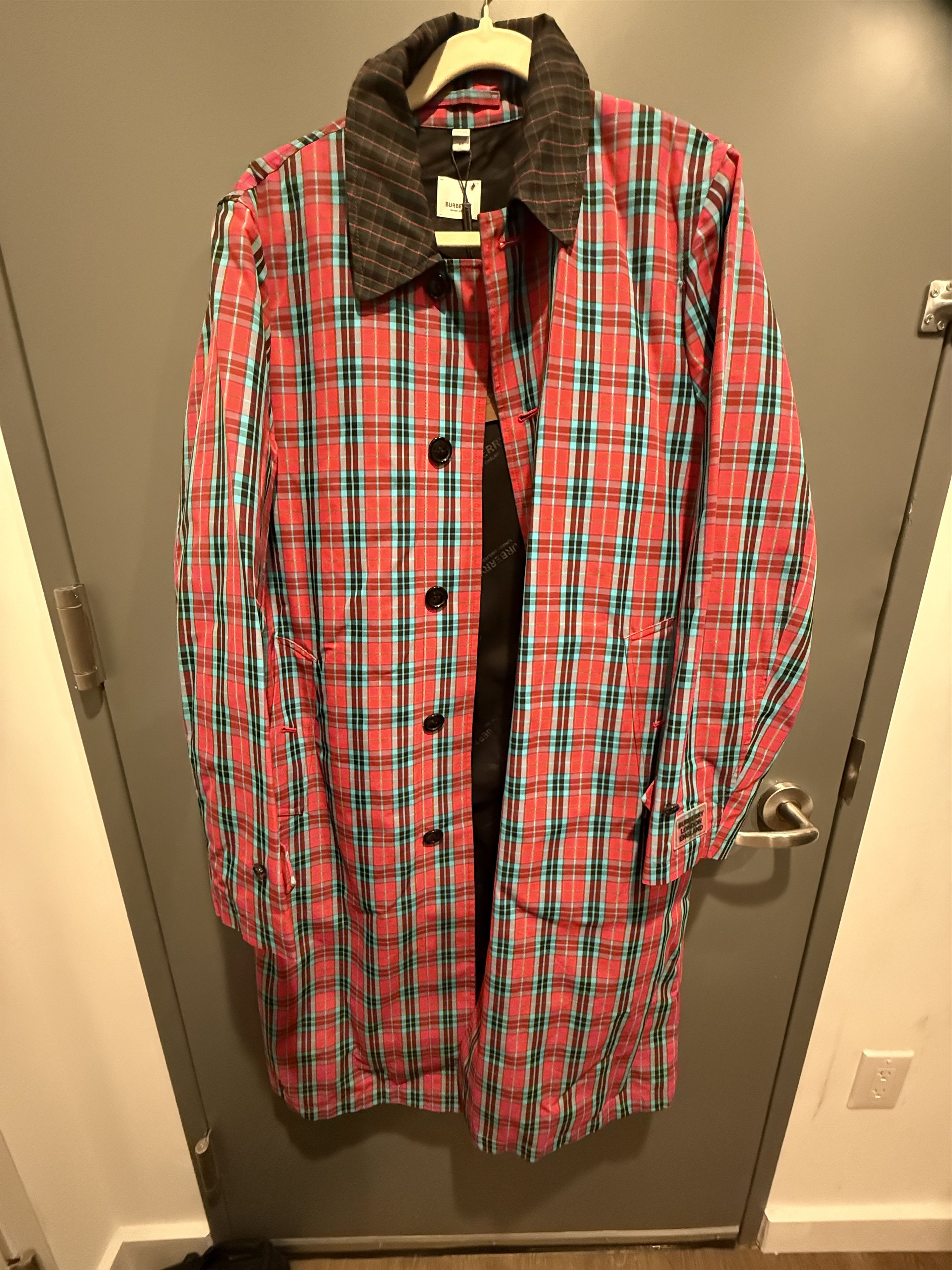 Burberry Contrast Collar Check Size US M / EU 48-50 / 2 - 1 Thumbnail