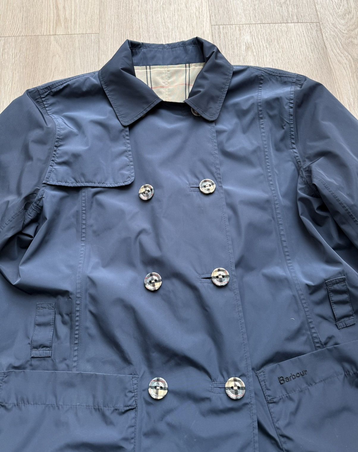 Barbour Barbour Reversible Cedar Derby Mac Women Trench Coat Jacket Size XL / US 12-14 / IT 48-50 - 5 Thumbnail
