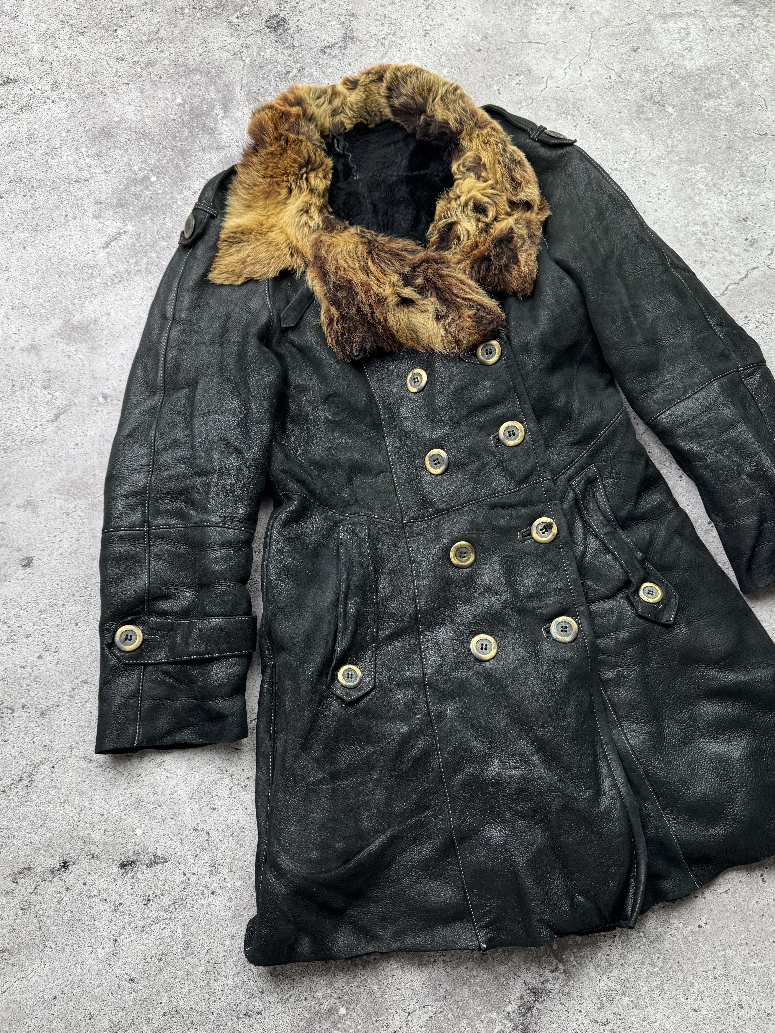 Japanese Brand Vintage Real Sheepskin Coat C608(V93) Size M / US 6-8 / IT 42-44 - 2 Thumbnail