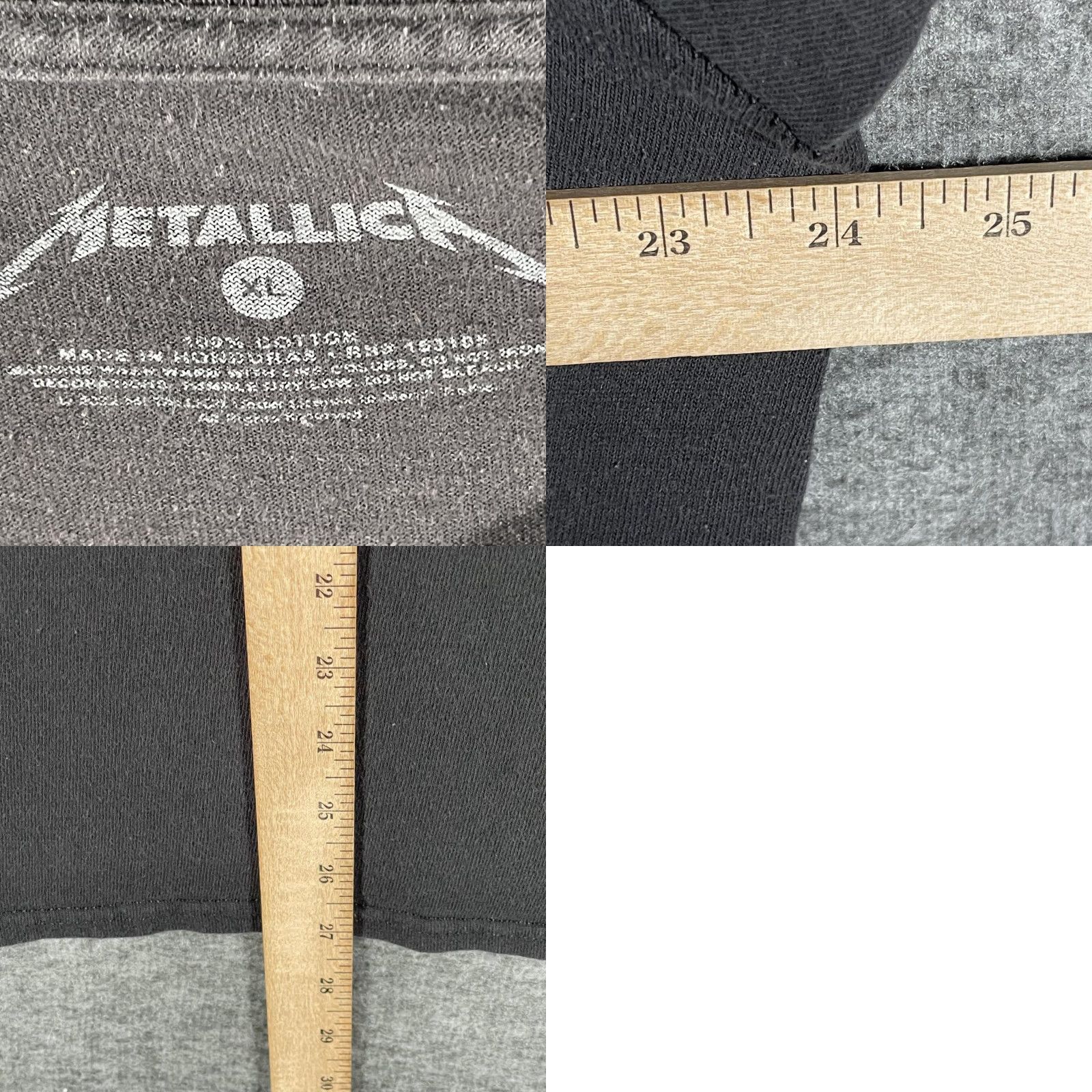 Vintage VINTAGE Metallica Shirt Mens M Black Grim Reaper Raven Skull Graphic Tee Metal Size US M / EU 48-50 / 2 - 8 Thumbnail