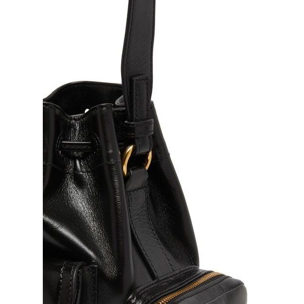 Chloe Chloe Camera Black Leather Bucket Bag New & Authentic Size ONE SIZE - 6 Thumbnail