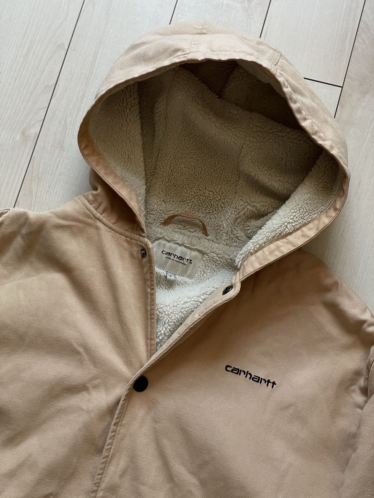 Carhartt Carhartt WIP Active Hooded Script Coach Jacket Size US S / EU 44-46 / 1 - 1 Thumbnail