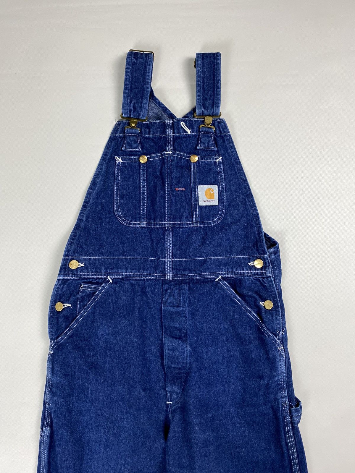 Carhartt Carhartt Vintage Workwear Dungaree denim overalls bib Size US 40 / EU 56 - 4 Thumbnail