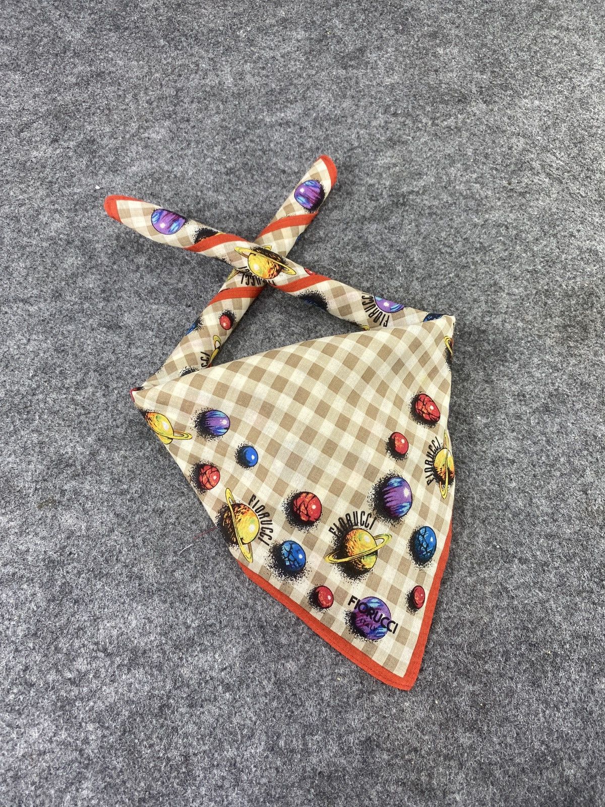 Fiorucci × Vintage Fiorucci Handkerchief / Neckerchief / Bandana- B023 Size ONE SIZE - 2 Thumbnail