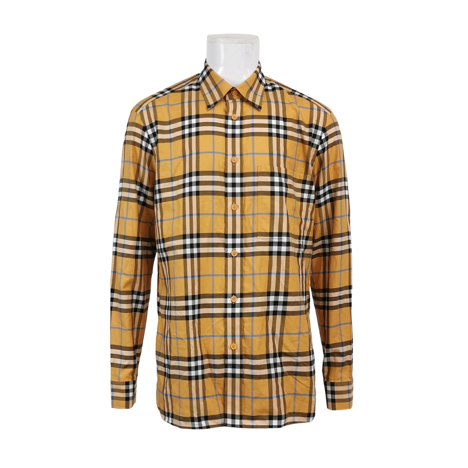 Burberry Burberry Dusty Orange Check Shirt XL Size US XL / EU 56 / 4 - 1 Thumbnail