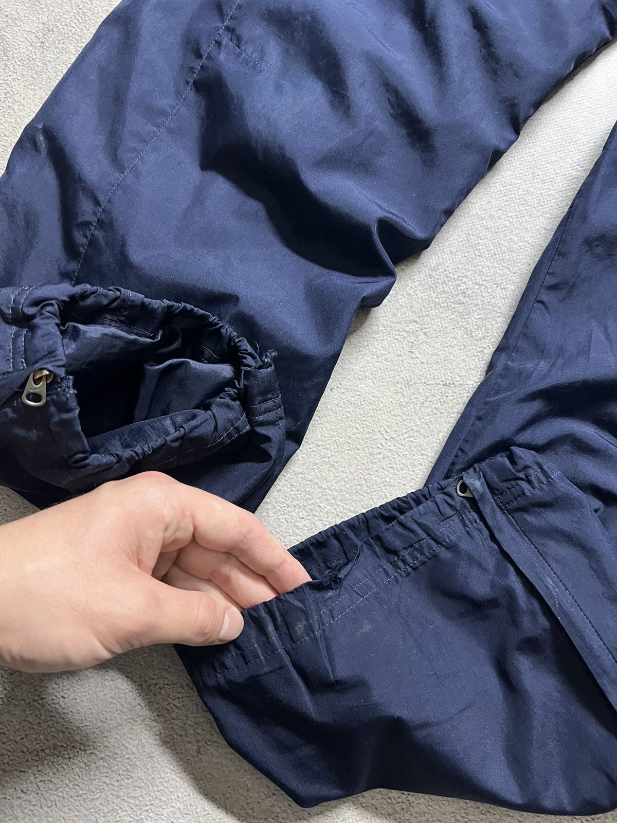 Nike × Vintage Vintage Y2K Nike Nylon Mini Swoosh Drill Pants 00’s Size US 34 / EU 50 - 6 Thumbnail