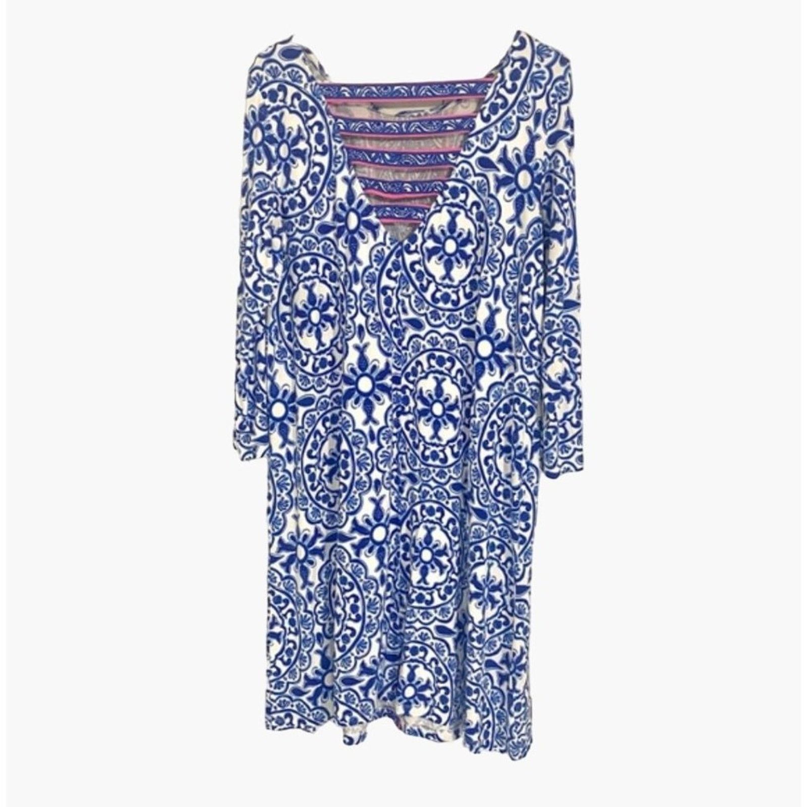 Lilly Pulitzer Lilly Pulitzer Pooling Around Ophelia Dress Large comfort Size L / US 10 / IT 46 - 5 Thumbnail