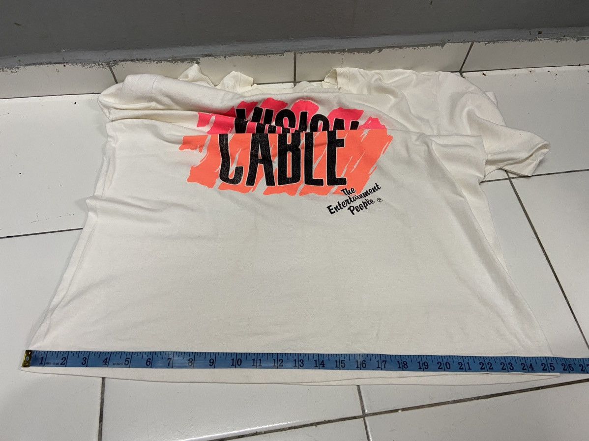 Vintage VINTAGE VISION CABLE THE ENTERTAINMENT PEOPLE TEE SHIRT Size US XL / EU 56 / 4 - 11 Thumbnail