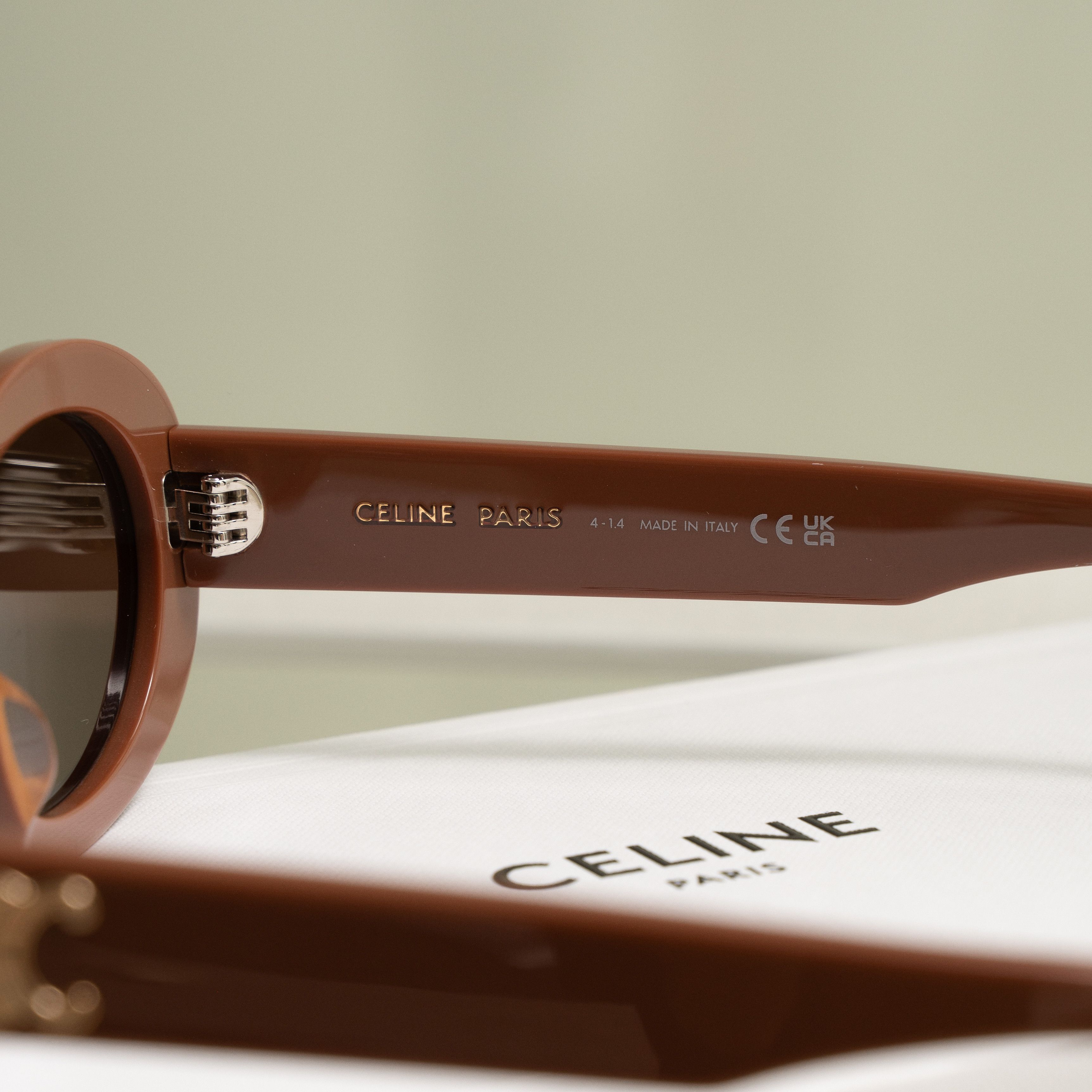 Celine CELINE Triomphe 01 Sunglasses BROWN Size ONE SIZE - 4 Thumbnail