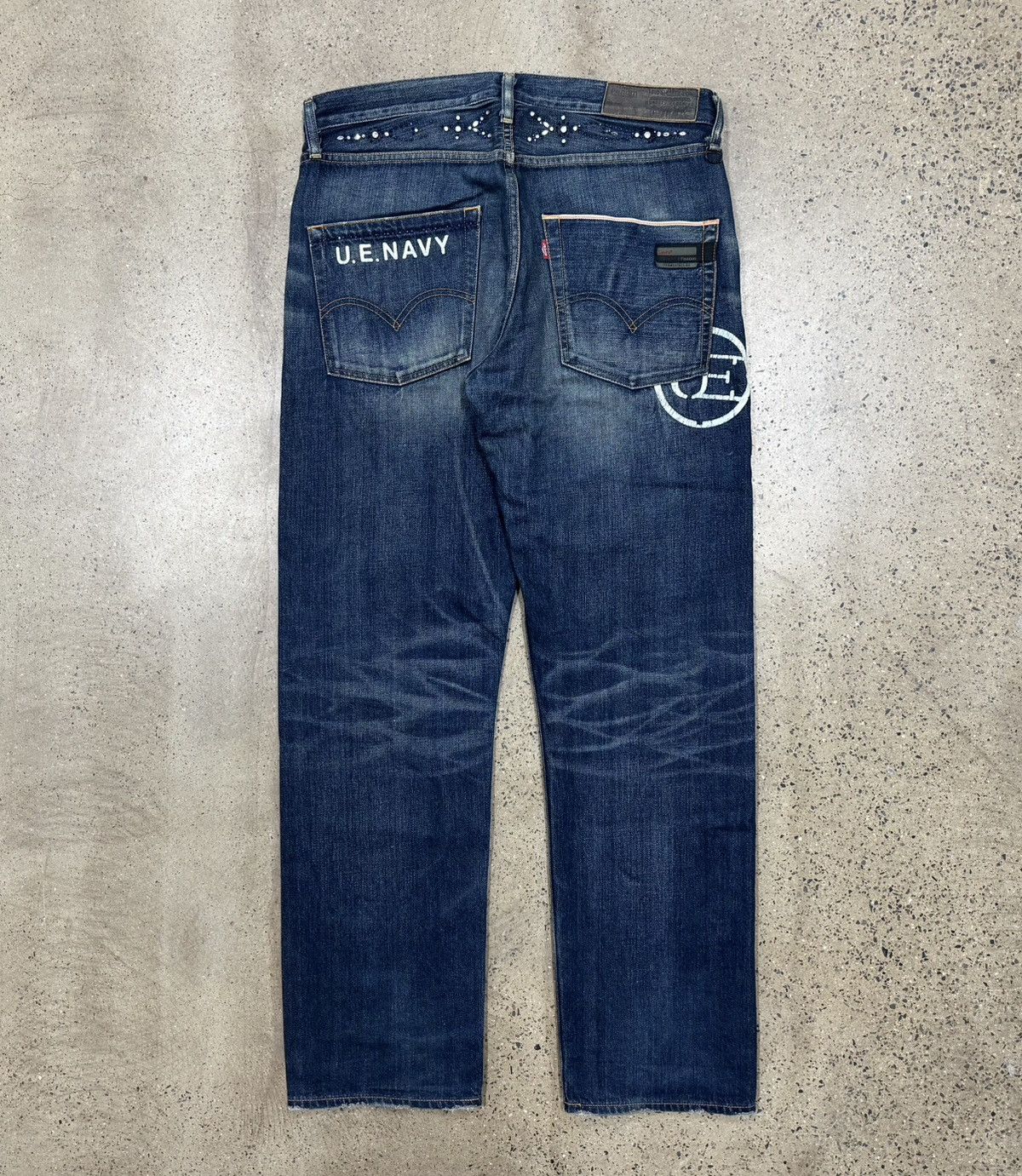 UE x リーバイスフェノム Levis Fenom x Fragment Design Selvedge Blue Denim Jeans