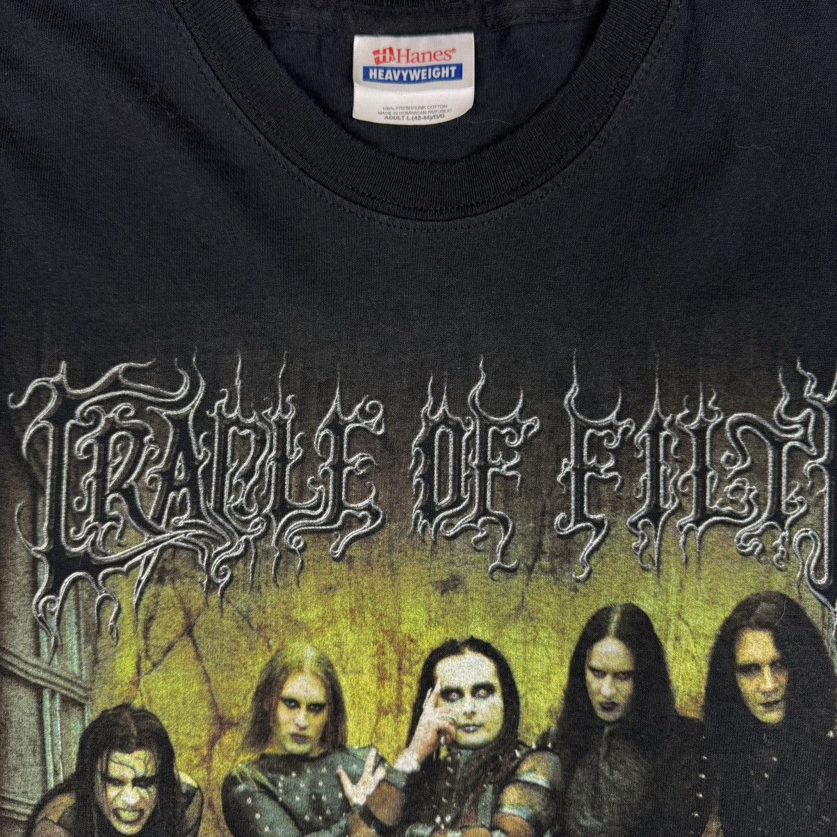 Band Tees × Gildan × Vintage 2008 Cradle of Filth t-shirt Size US L / EU 52-54 / 3 - 4 Thumbnail