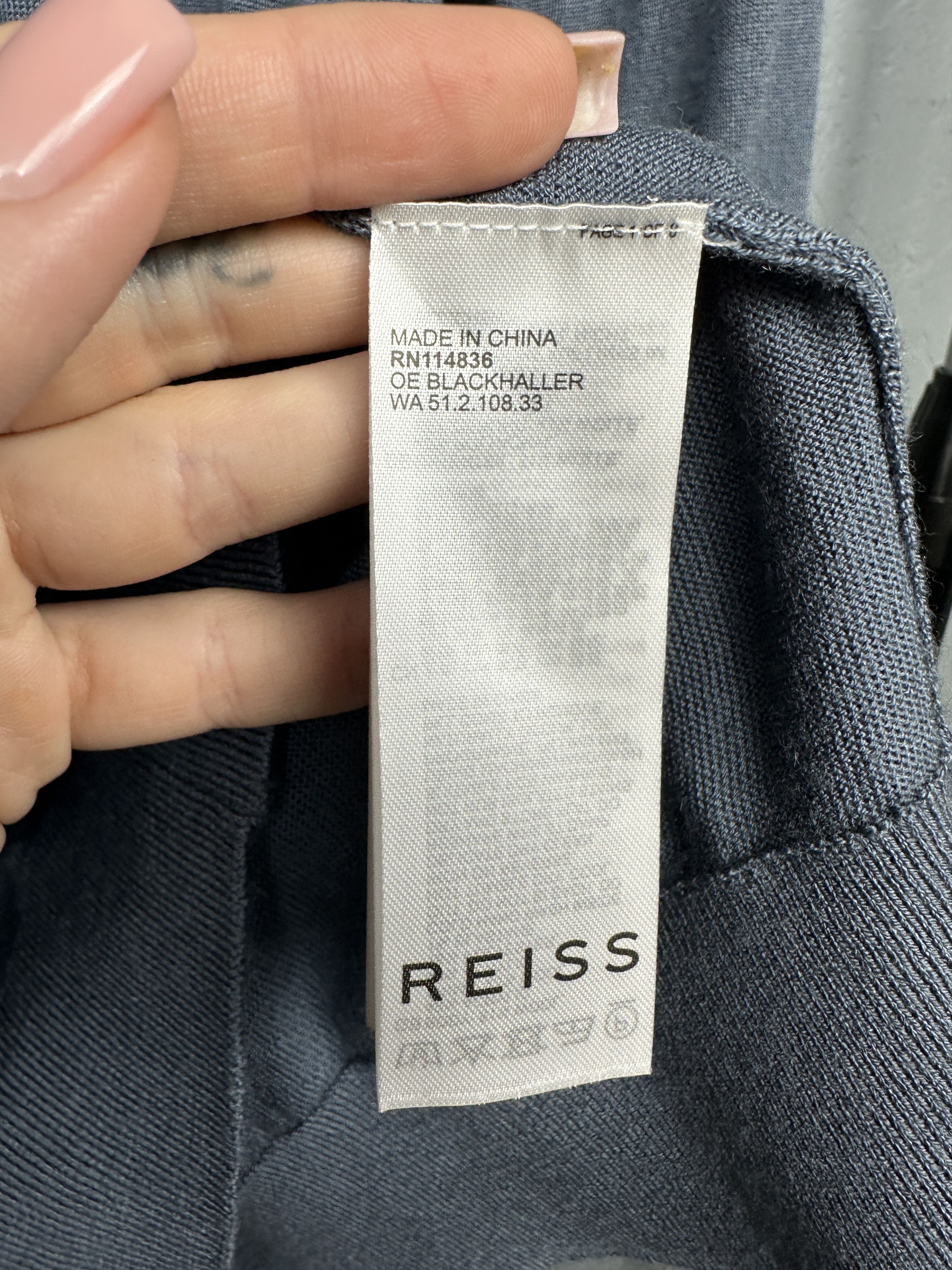 Reiss Reiss Mens Wool Quarter 1\4 Zip Sweater Size US M / EU 48-50 / 2 - 4 Thumbnail