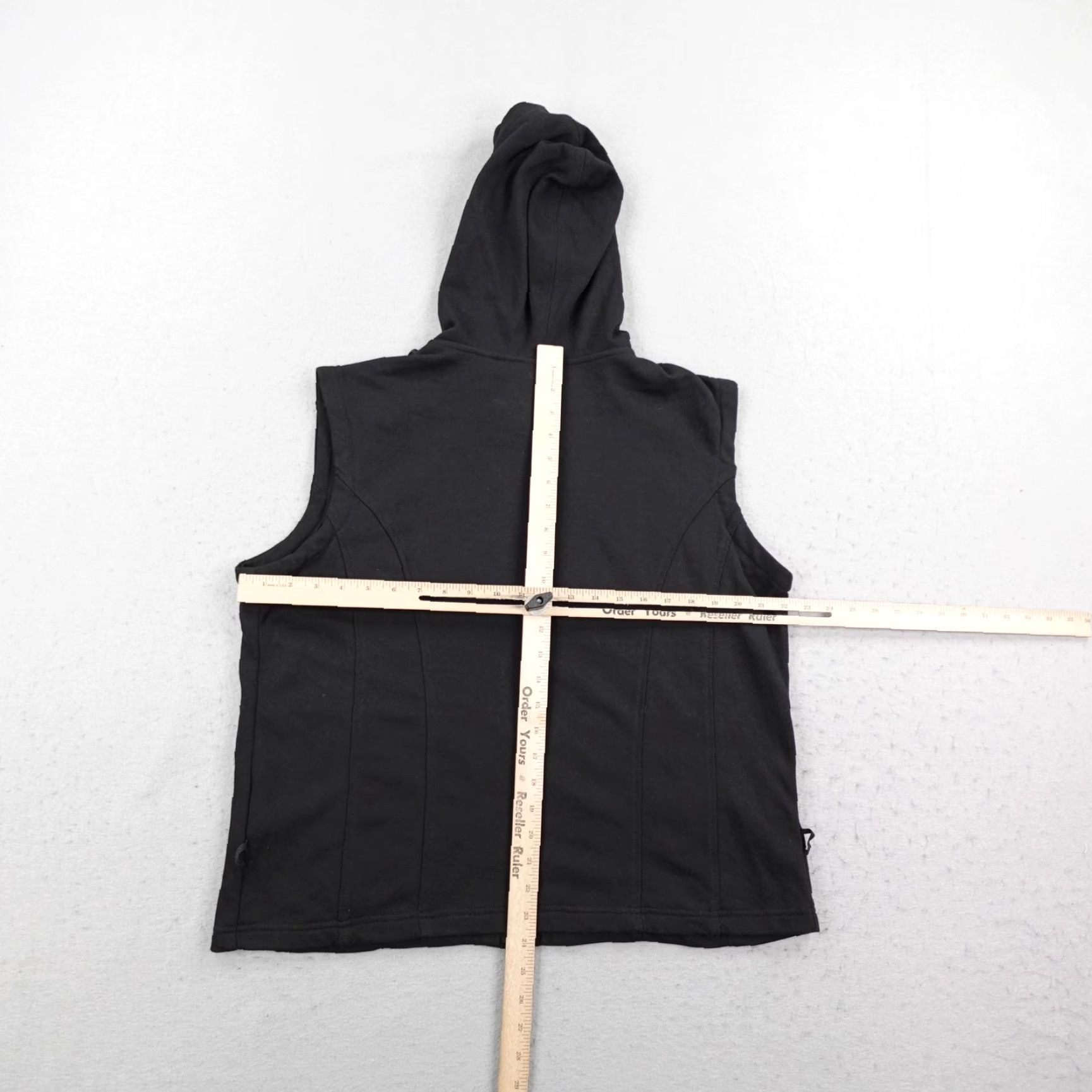 Harley Davidson Harley-Davidson Hoodie Womens 2XL Black Sleeveless Full Zip Sweatshirt Biker NEW Vest Zip Logo Pockets Lined Knit Cotton Blend Sleeveless Size XXL / US 16-18 / IT 52-54 - 5 Thumbnail