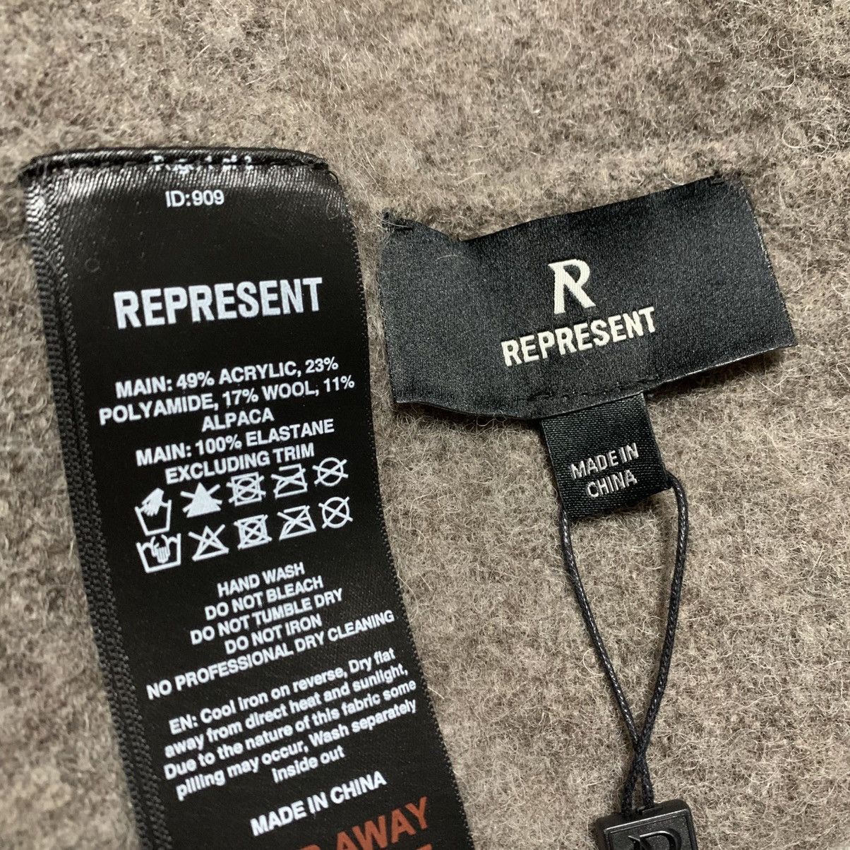Represent Clo. Represent Beanie Textured Knit Nero Beanie Hat Size ONE SIZE - 3 Thumbnail