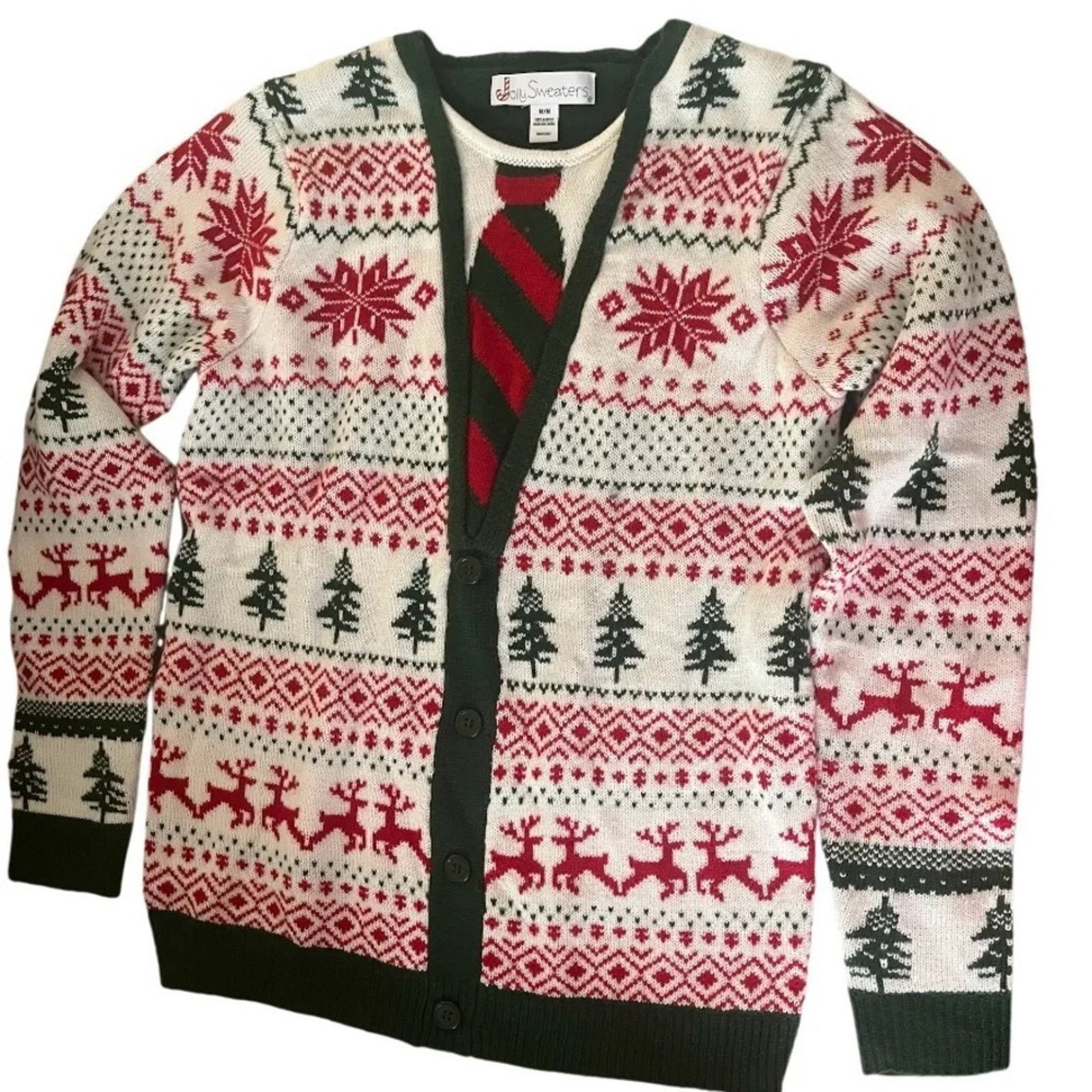 The Unbranded Brand Jolly Sweaters Ugly Christmas sweater, size Medium Size US M / EU 48-50 / 2 - 1 Thumbnail