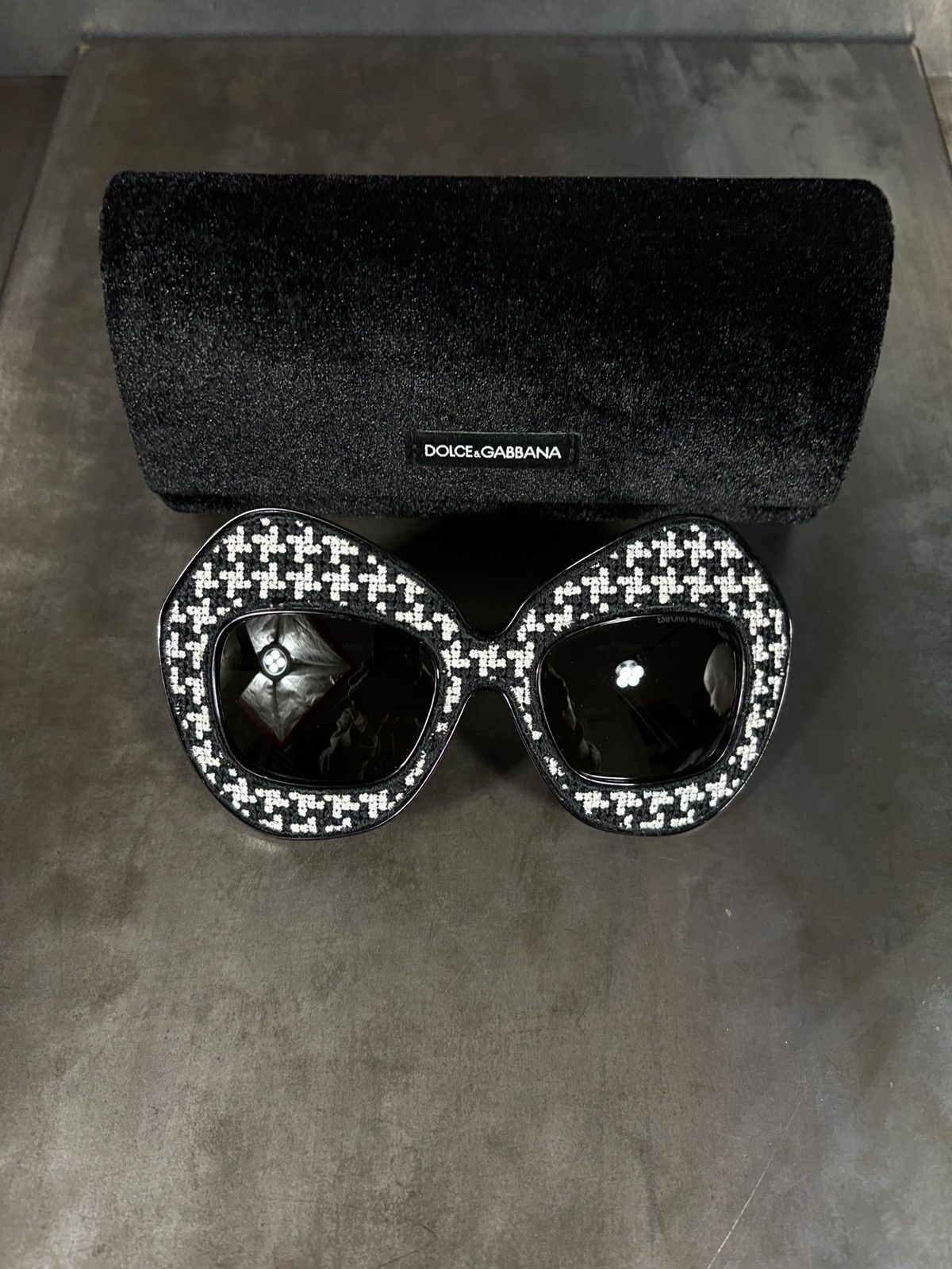 Dolce & Gabbana F/W 2016 Dolce & Gabbana Limited Sunglasses Houndstooth Pied Size ONE SIZE - 23 Thumbnail