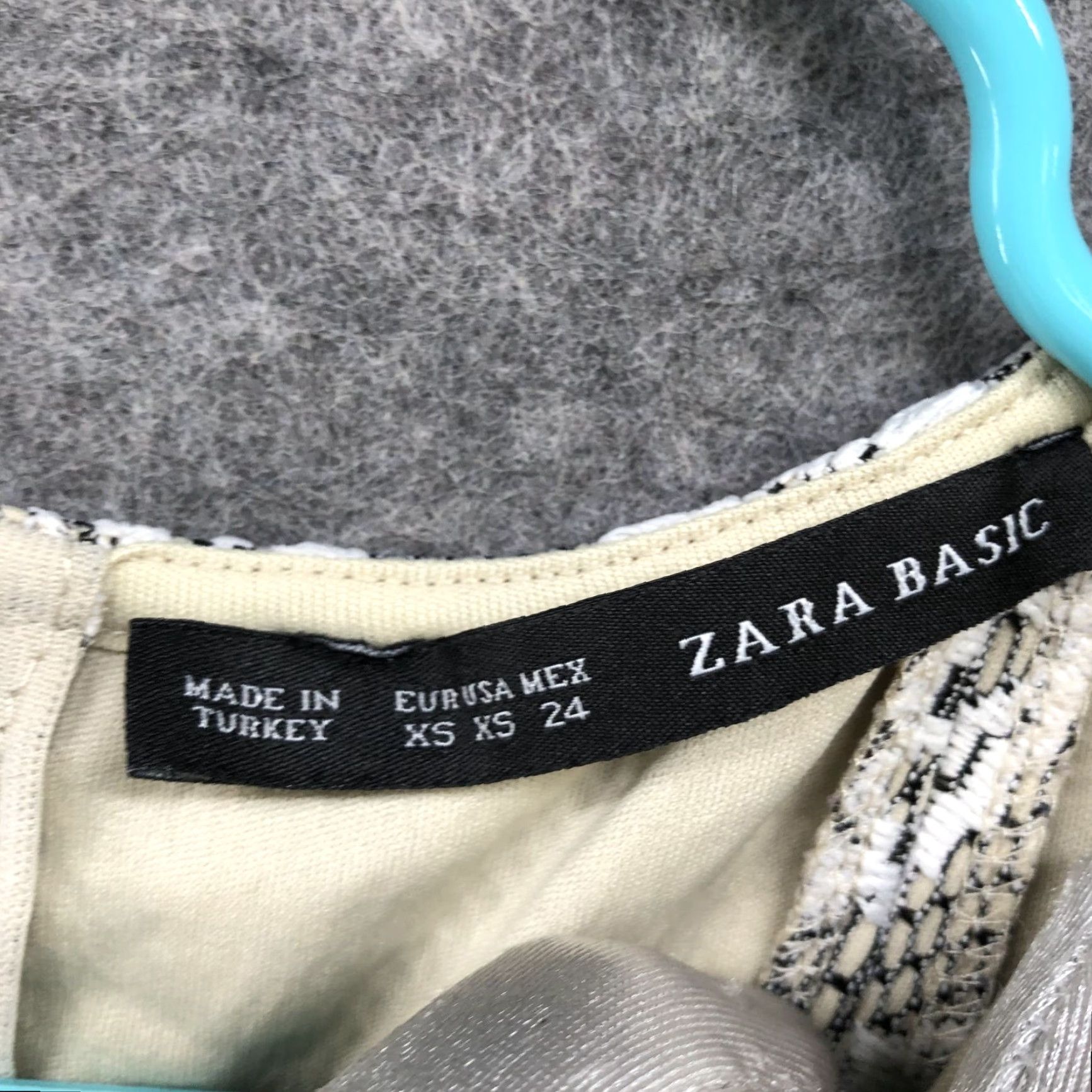 Zara Zara Jacquard Party Dress Womens XS Taupe Beige Pleated Fit Flare Sleeveless Dress Size XS / US 0-2 / IT 36-38 - 5 Thumbnail
