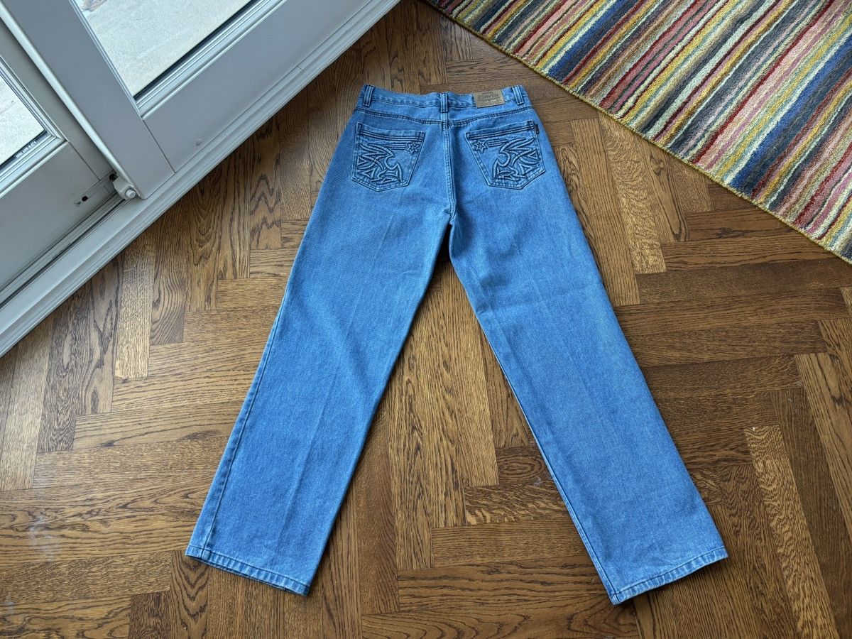 Edwin Vintage Edwin Jeans by Infiniti 1990s 3D Embroidered Size US 33 - 18 Thumbnail