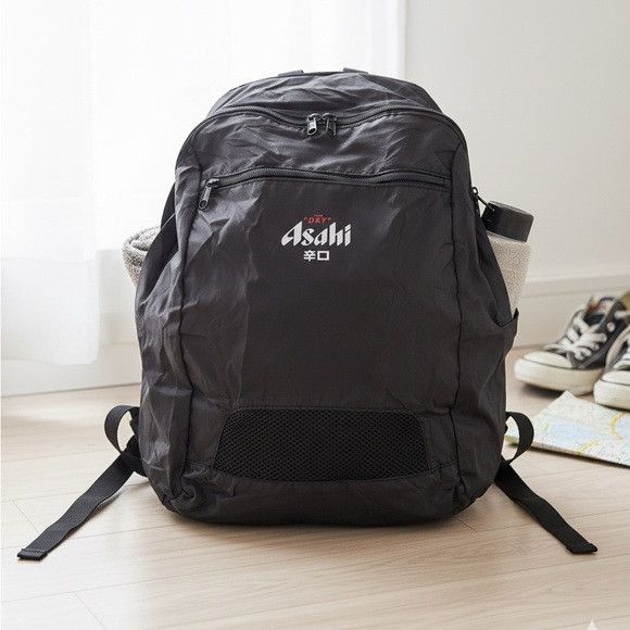 Asahi Asahi Black Travel Daypack Backpack - packable! Size ONE SIZE - 1 Thumbnail