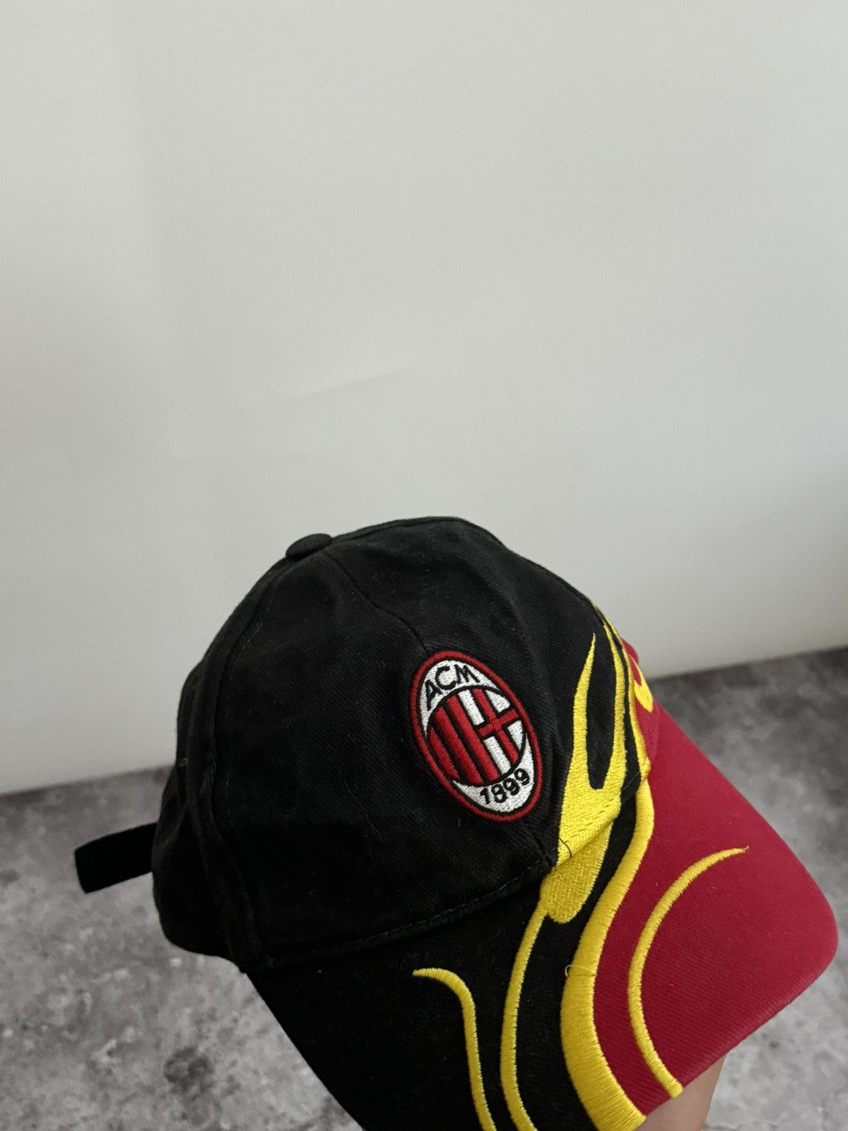Vintage Vintage football Milan FC cap hats Size ONE SIZE - 9 Thumbnail