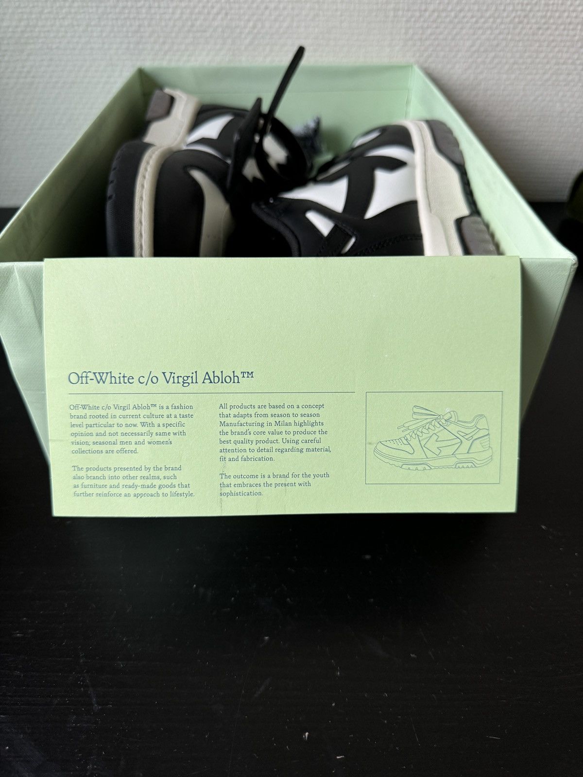 Off-White Off-White Out Of Office “OOO” Black/White Size US 8.5 / EU 41-42 - 8 Thumbnail