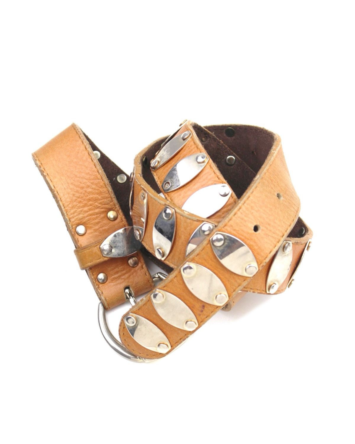 Hysteric Glamour 2000S JAPANESE MADE PUNK METAL STUDDED LEATHER BELT Size ONE SIZE - 5 Thumbnail