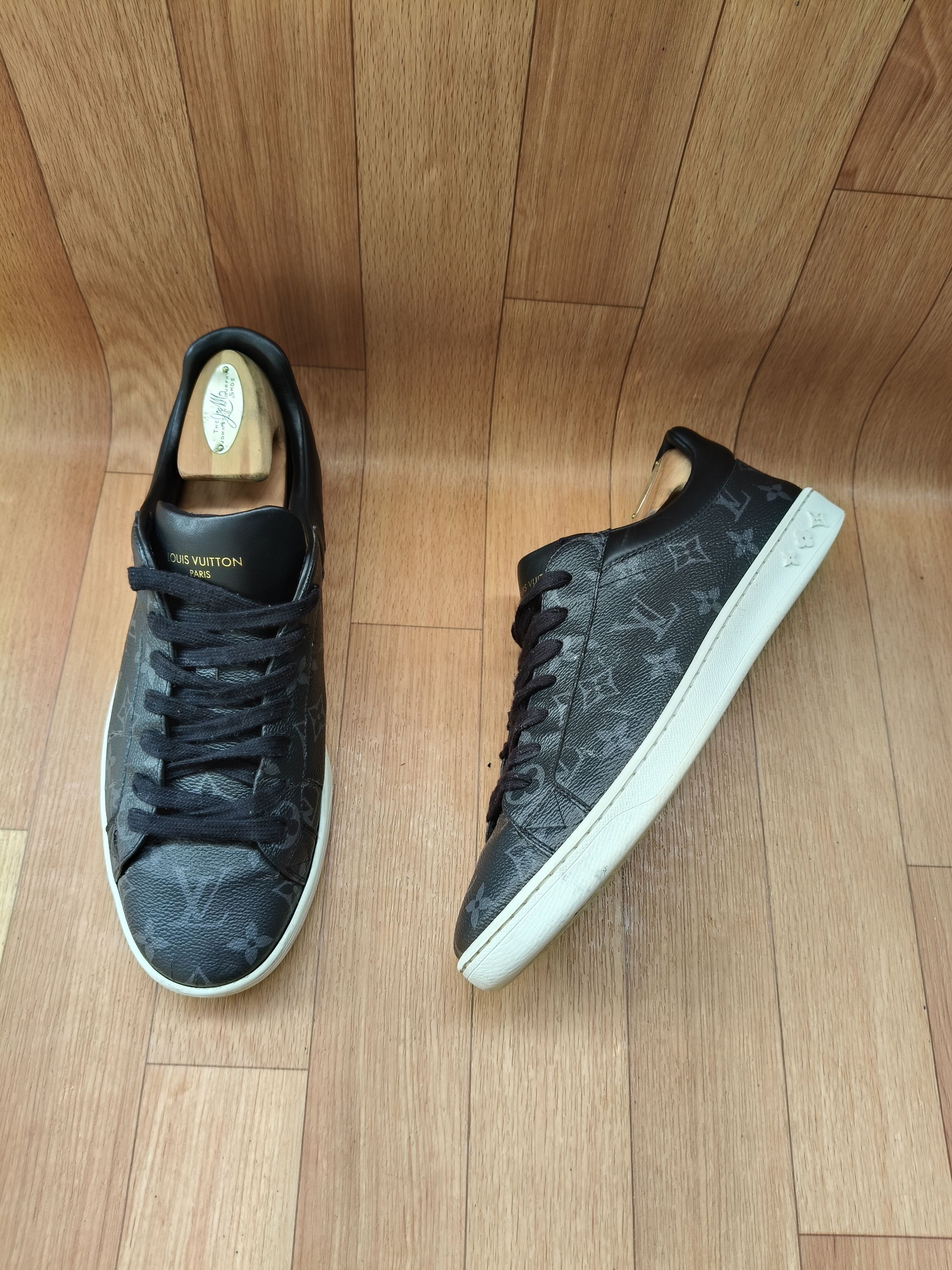 Louis Vuitton 🔵 Louis Vuitton Luxembourg monogram low top sneakers Size US 7.5 / EU 40-41 - 11 Thumbnail