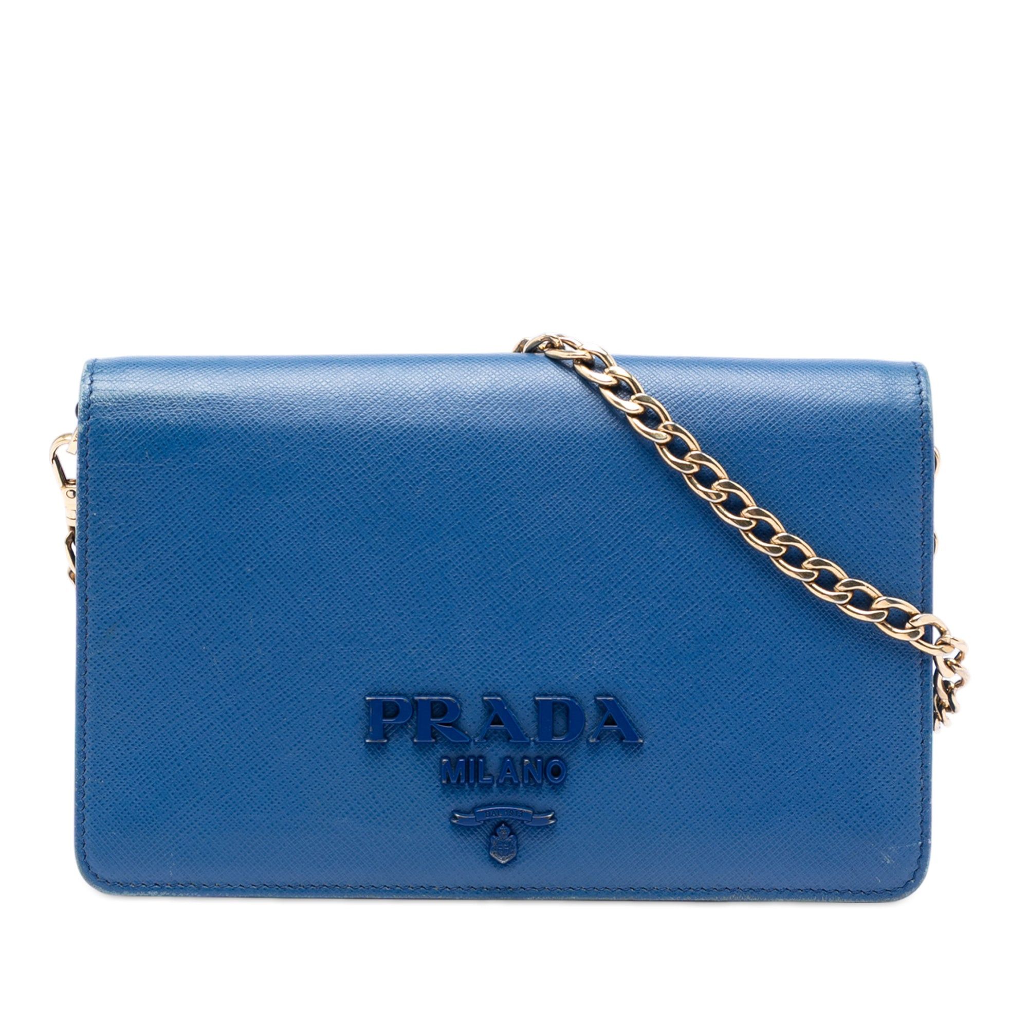 Saffiano Lux Chain Crossbody