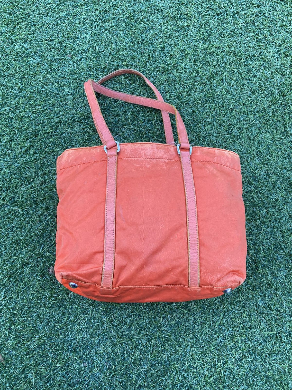 Prada PRADA ORANGE NYLON SHOULDER BAG Size ONE SIZE - 4 Thumbnail
