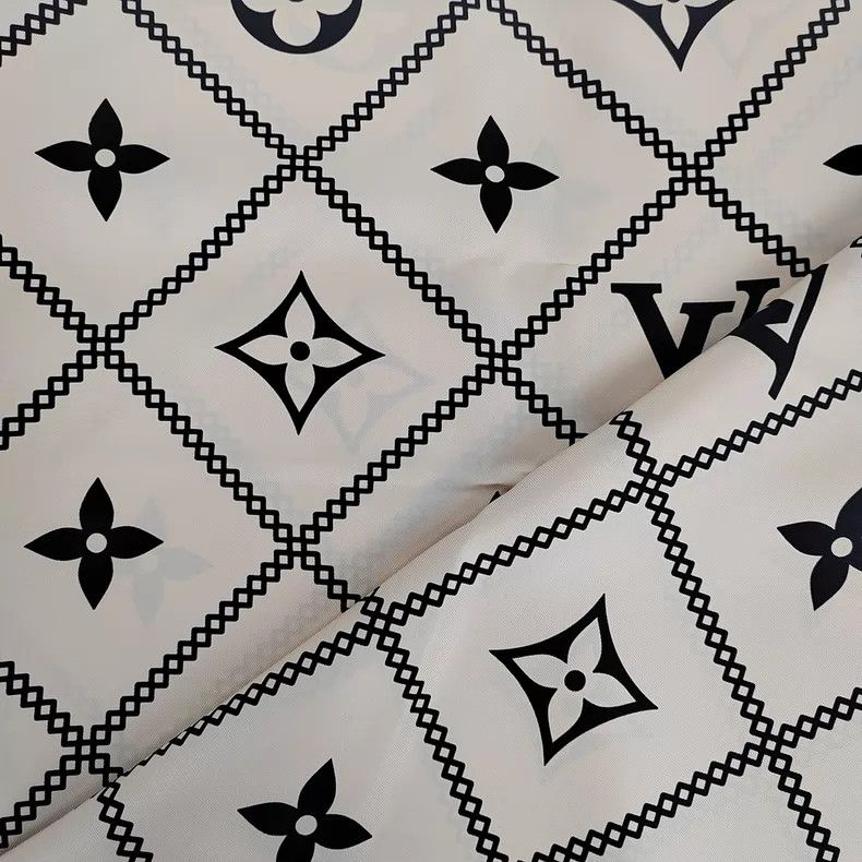 Louis Vuitton Louis Vuitton Beige rhombus print square towel Size ONE SIZE - 3 Thumbnail