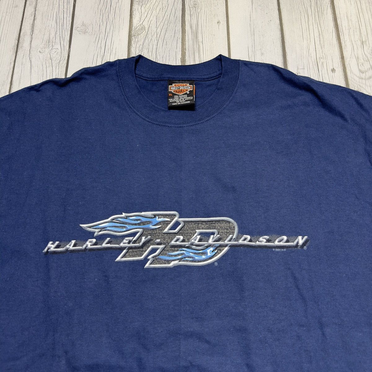 Harley Davidson × Vintage Vintage Harley Davidson tee Size US XL / EU 56 / 4 - 4 Thumbnail
