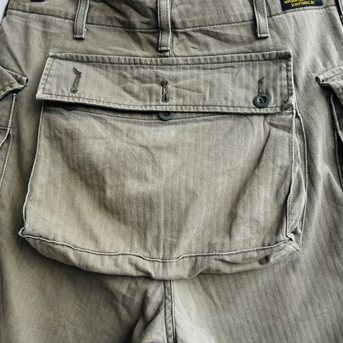 Schott × Travis Scott Faded Olive Green Schott Utilitu Military Pants Size US 30 / EU 46 - 14 Thumbnail