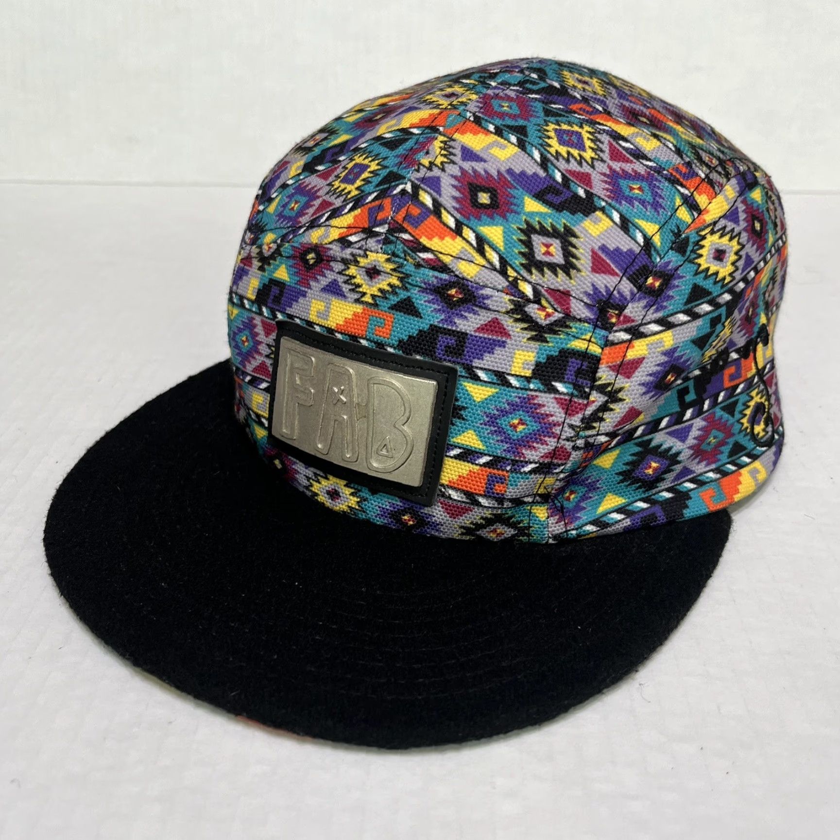 Vintage VINTAGE Grassroots Hat Cap 5 Panel Snap Back Aztec FAB 420 Marissa Favazza Grassroots California Hat Size ONE SIZE - 3 Thumbnail