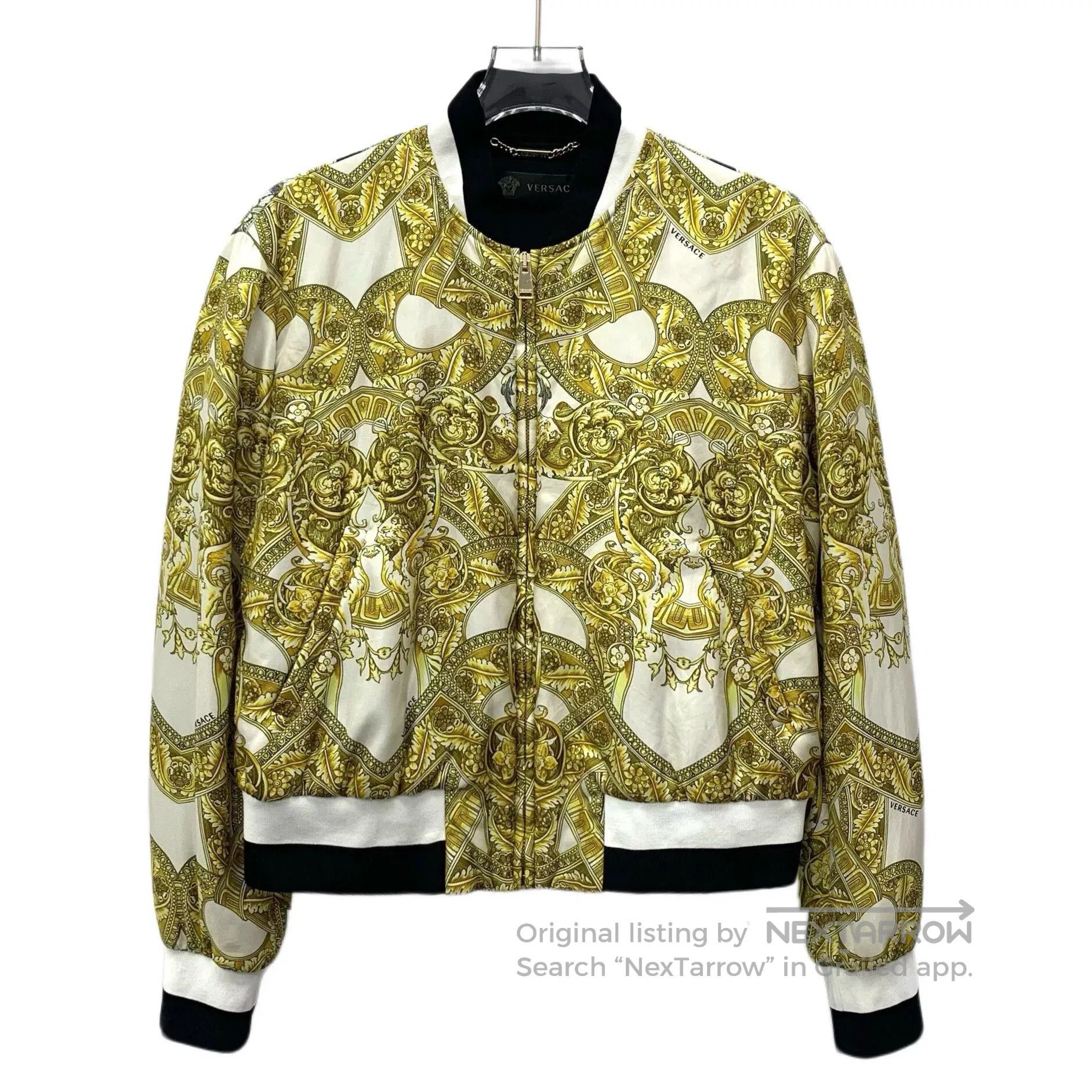 Versace Versace Baroque Print Stand Collar Jacket. Size US S / EU 44-46 / 1 - 1 Thumbnail
