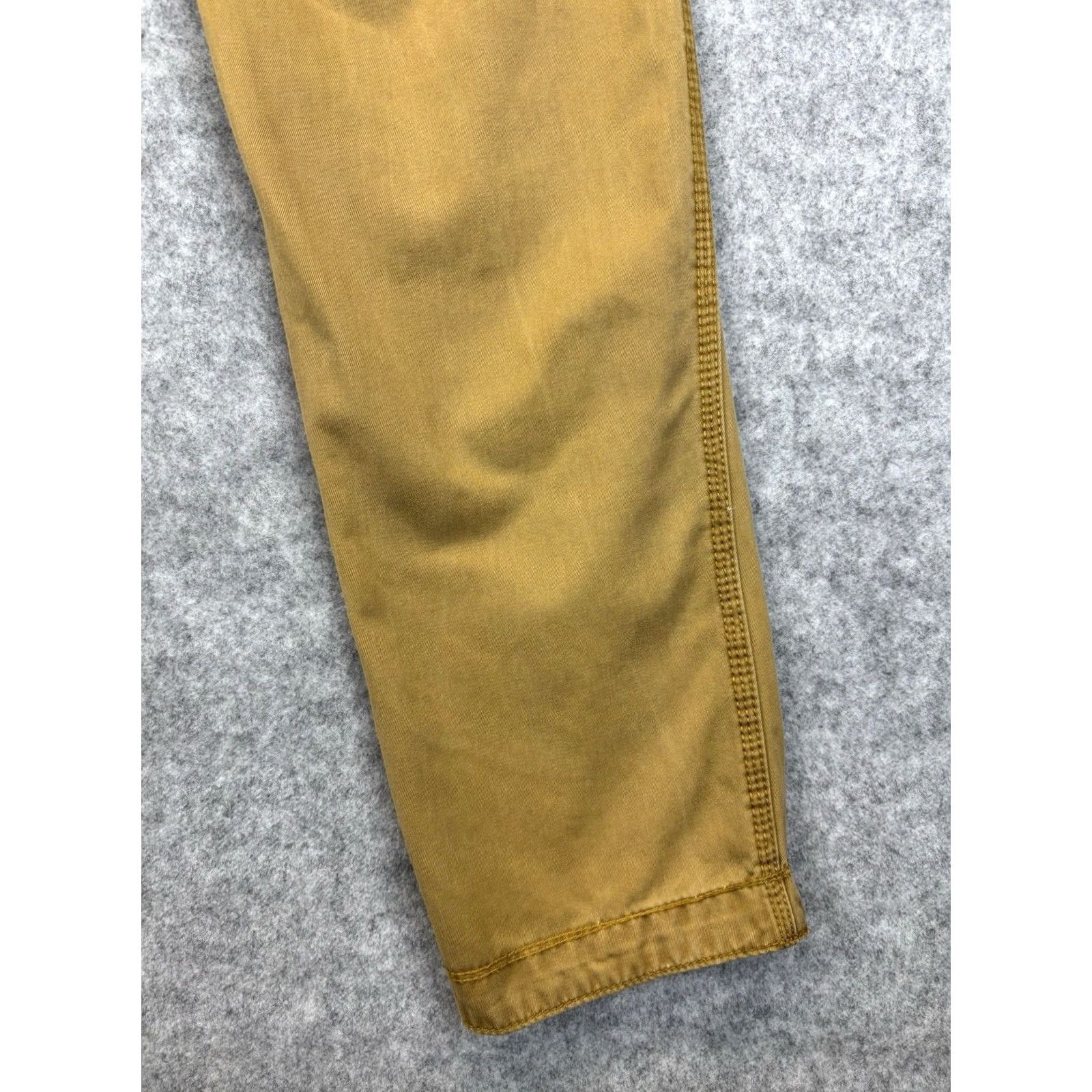 FatFace Fat Face Chino Trousers W32" L32" Men’s Classic Fit Dark Yellow Pants Regular Size 32 Vintage: No Size US 32 / EU 48 - 4 Thumbnail