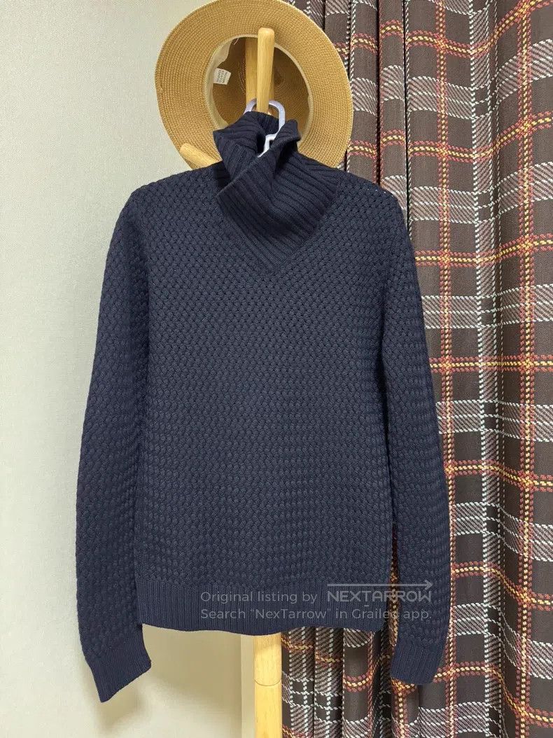 Hermes Hermes Cashmere coat, cashmere high-neck sweater, three la Size US S / EU 44-46 / 1 - 1 Thumbnail