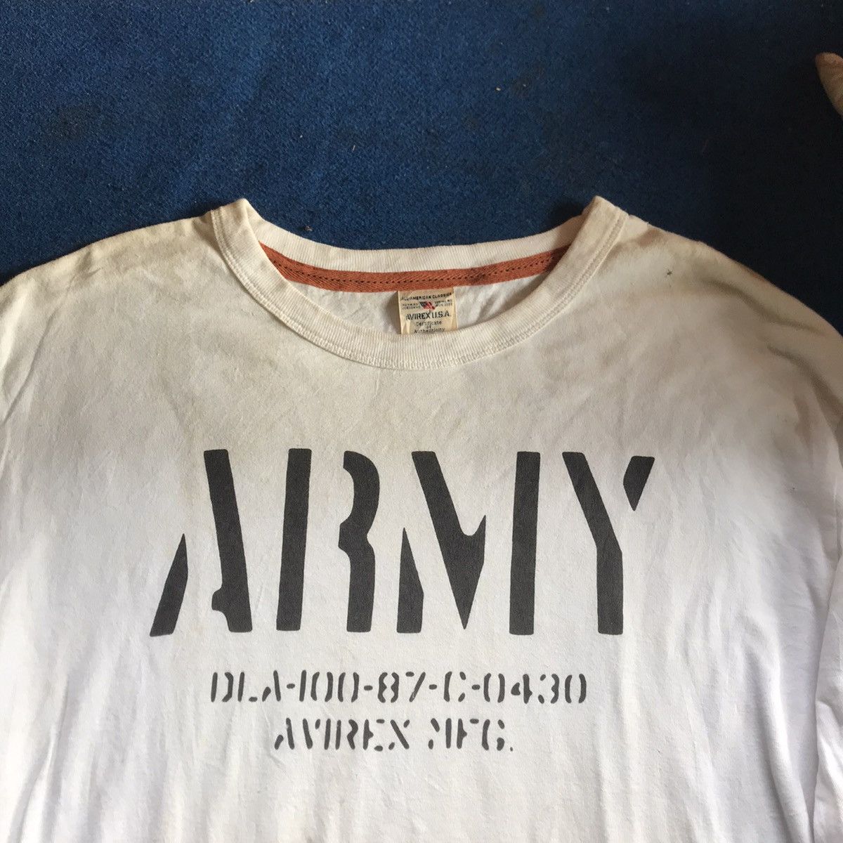 Avirex avirex Mfg army military Long Sleeves Tee tshirt sweater Size US XL / EU 56 / 4 - 5 Thumbnail