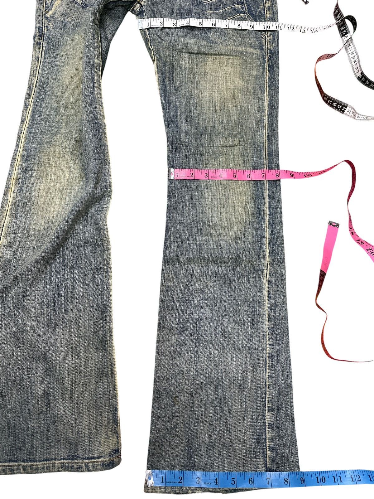 Marithe + Francois Girbaud Flare Marithe Francois Girbaud Distress Style. Size US 34 / EU 50 - 3 Thumbnail