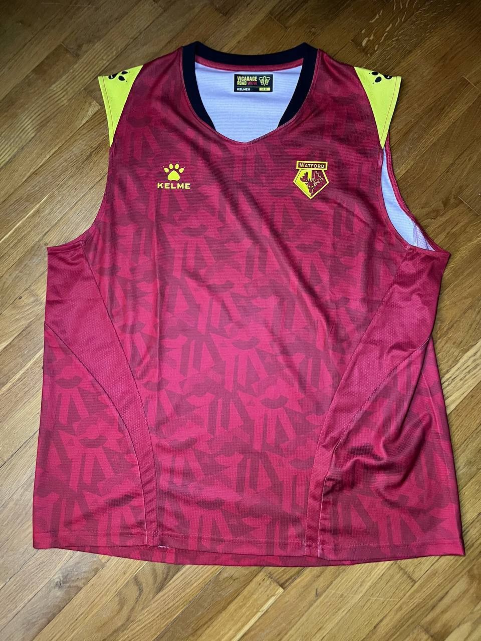 Chelsea Soccer Kelme Watford FC soccer jersey tank top Size US XL / EU 56 / 4 - 1 Thumbnail