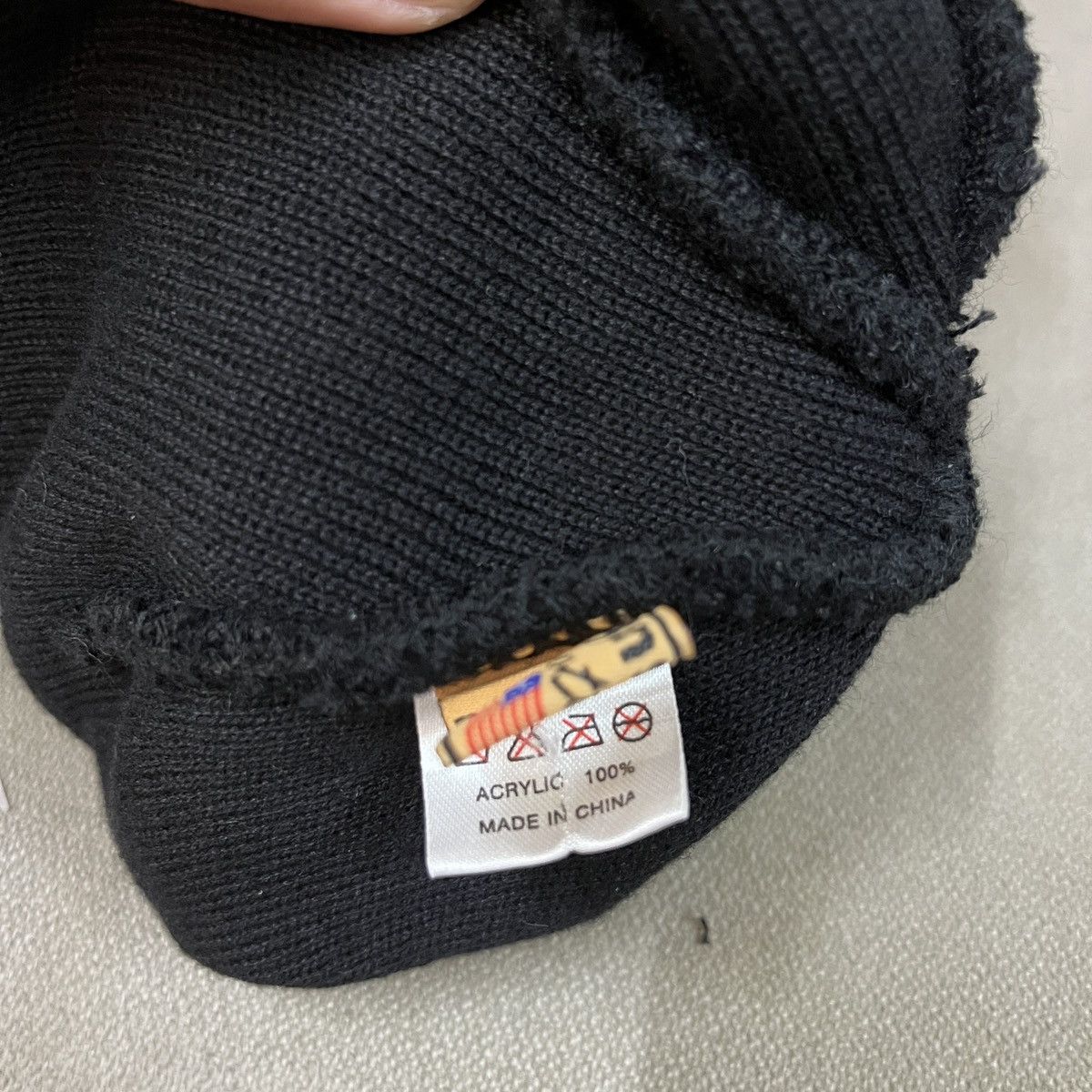 Vanson Leathers 291295 Homme Vanson Spellout Beanie Hat Size ONE SIZE - 8 Thumbnail