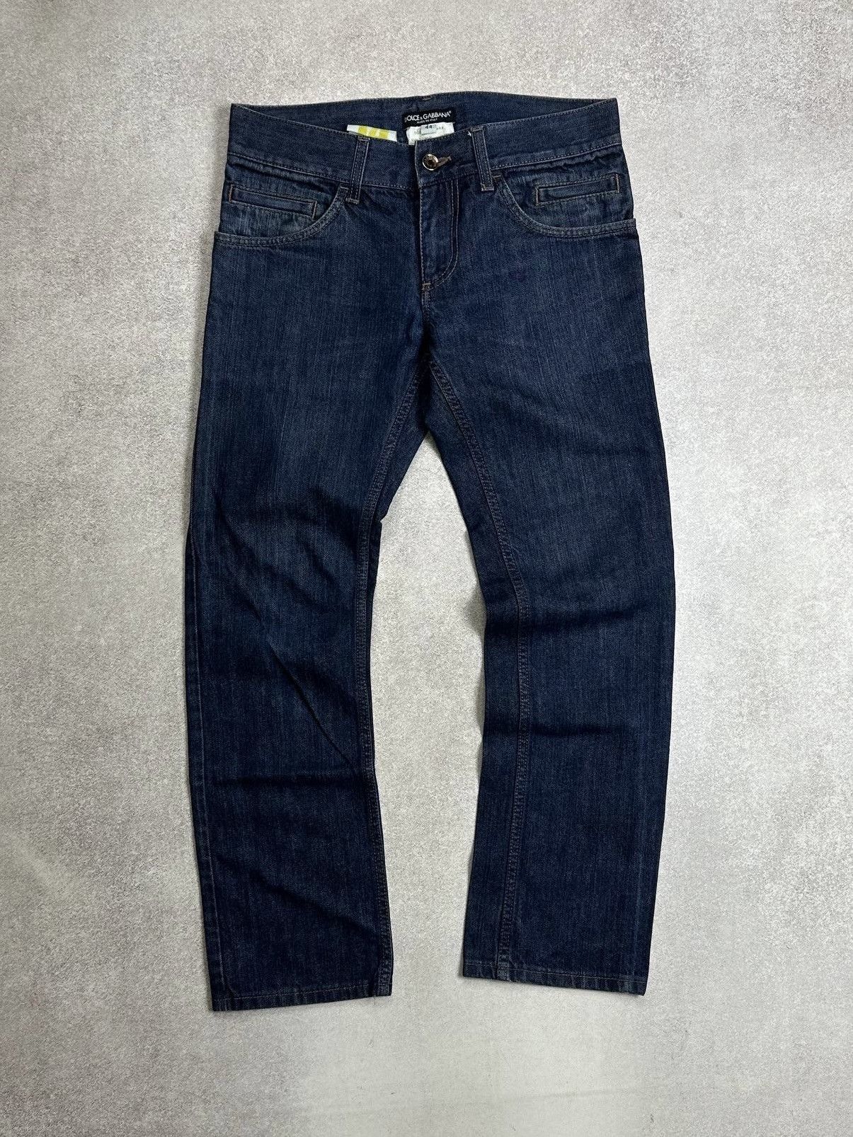 Dolce & Gabbana Vintage Dolce Gabbana Metal Logo Blue Denim Jeans Pants 30 Size US 30 / EU 46 - 3 Thumbnail
