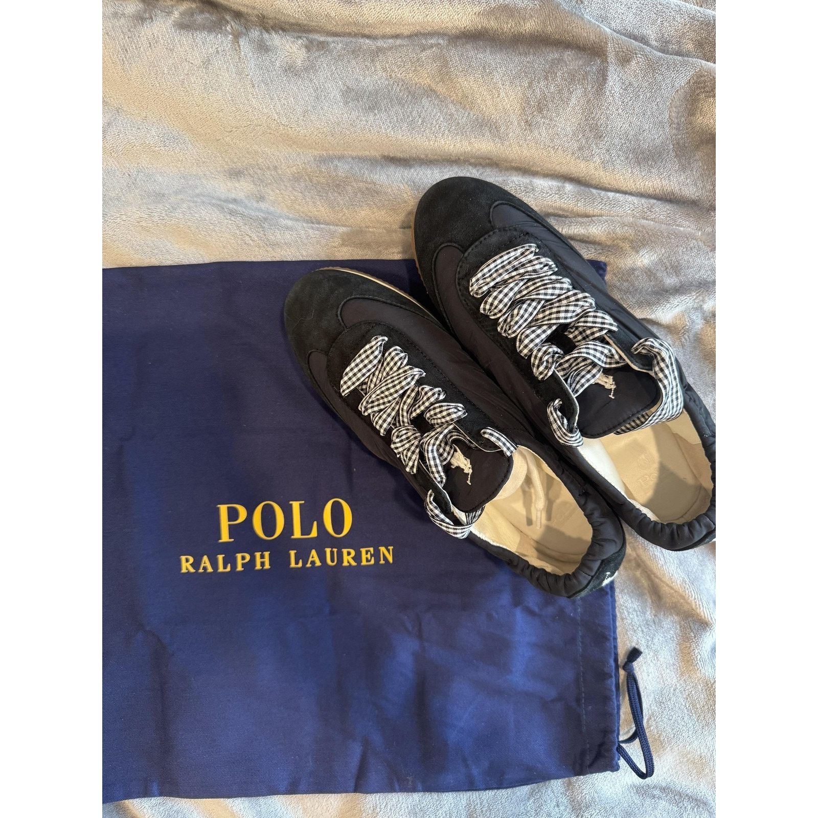 Polo Ralph Lauren Polo Ralph Lauren Shoes Womens Size 7.5 Gingham Lace Up Size US 7.5 / IT 37.5 - 8 Thumbnail
