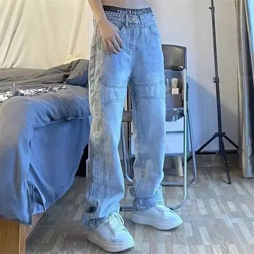 VIBE Loose Casual Couple High Street Denim Pants Size US 28 / EU 44 - 1 Thumbnail